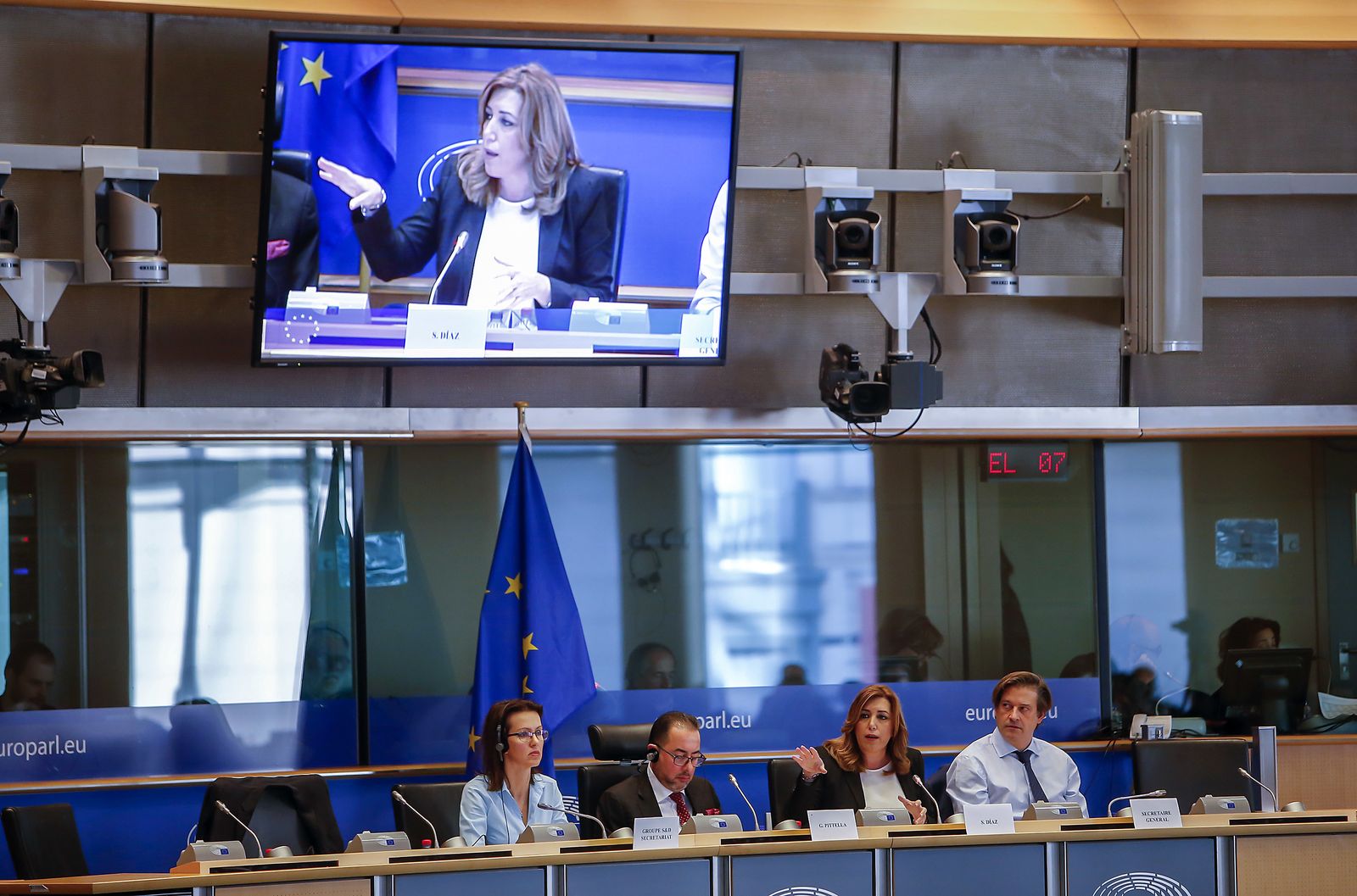 Susana Díaz en Bruselas