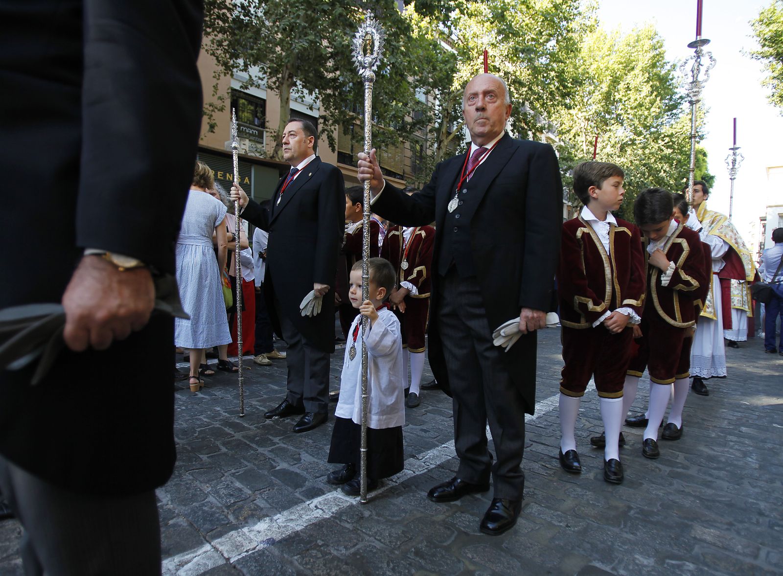 Imágenes del Corpus de Triana y de la Iglesia de la Magdalena