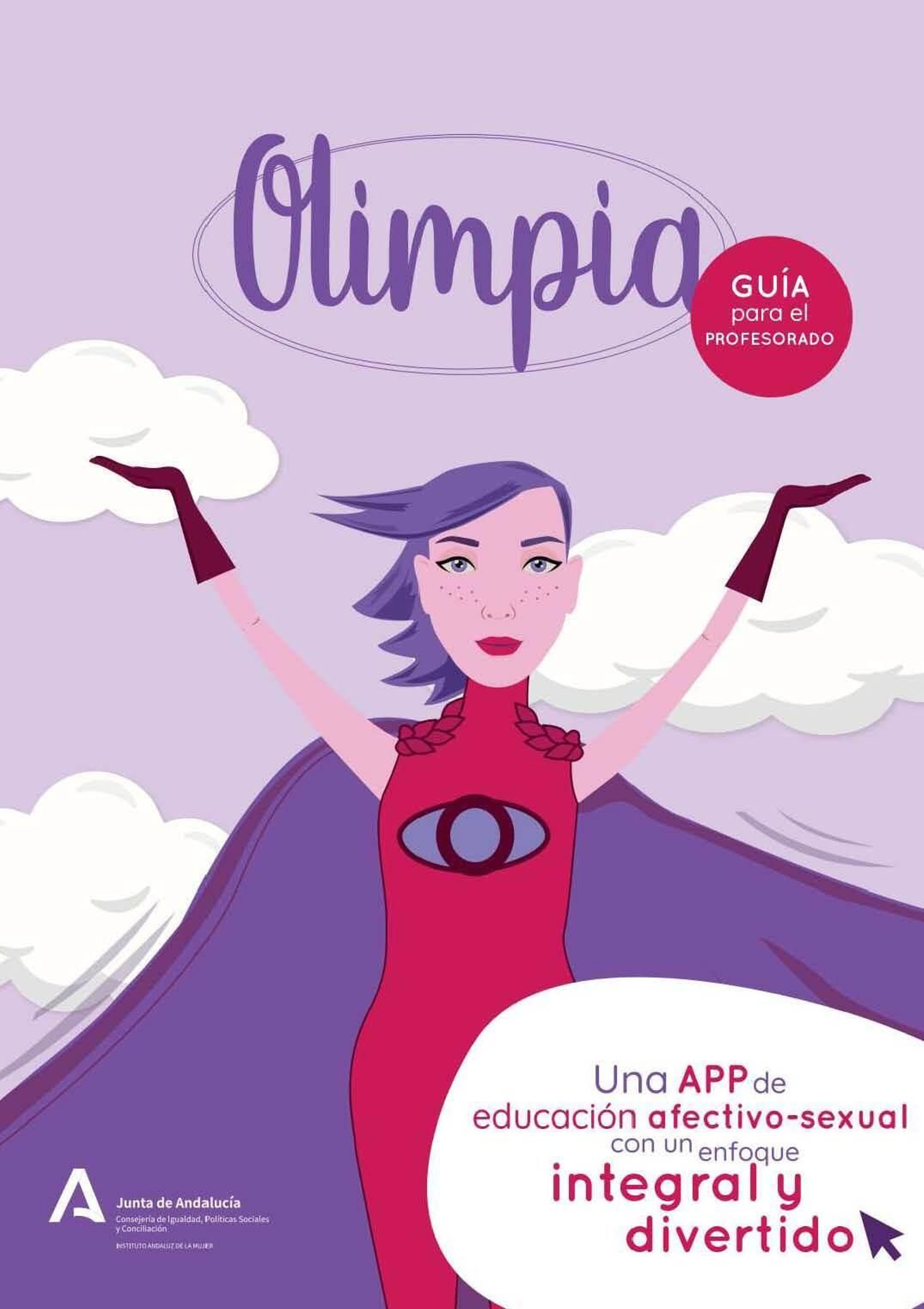 Cartel de la app Olimpia.