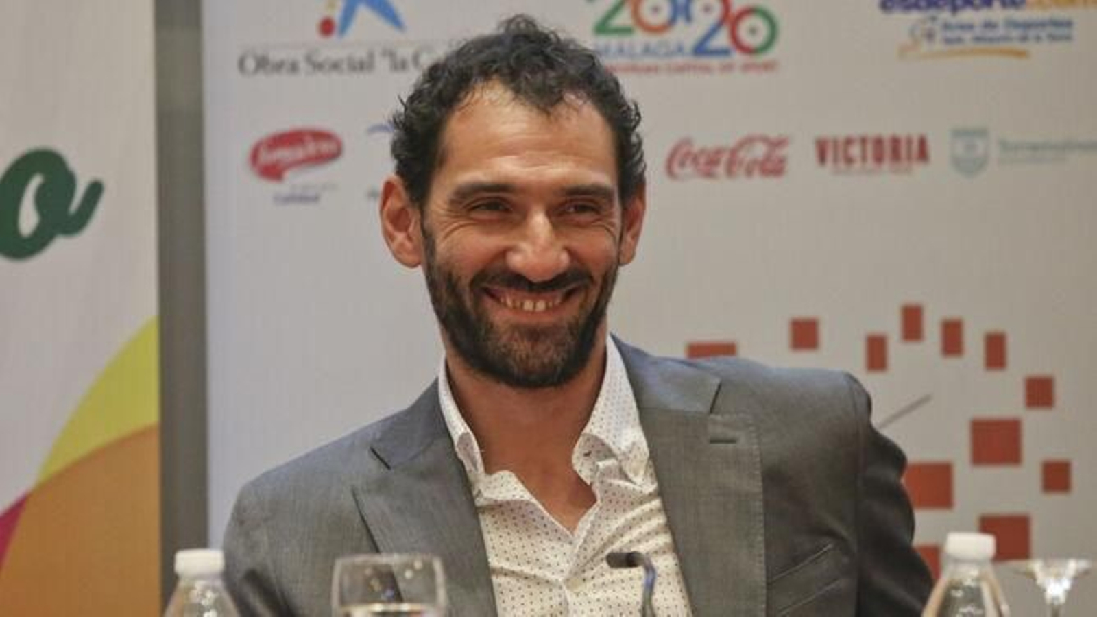 Jorge Garbajosa, en un acto en Málaga