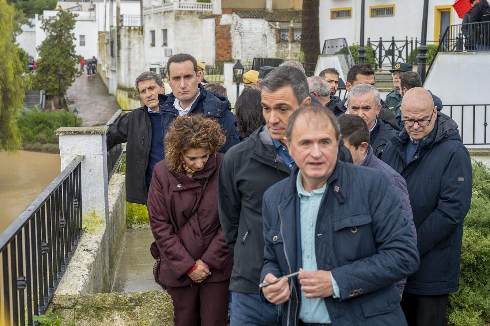 Pedro Sánchez visita Villanueva de la Reina, Jaén.