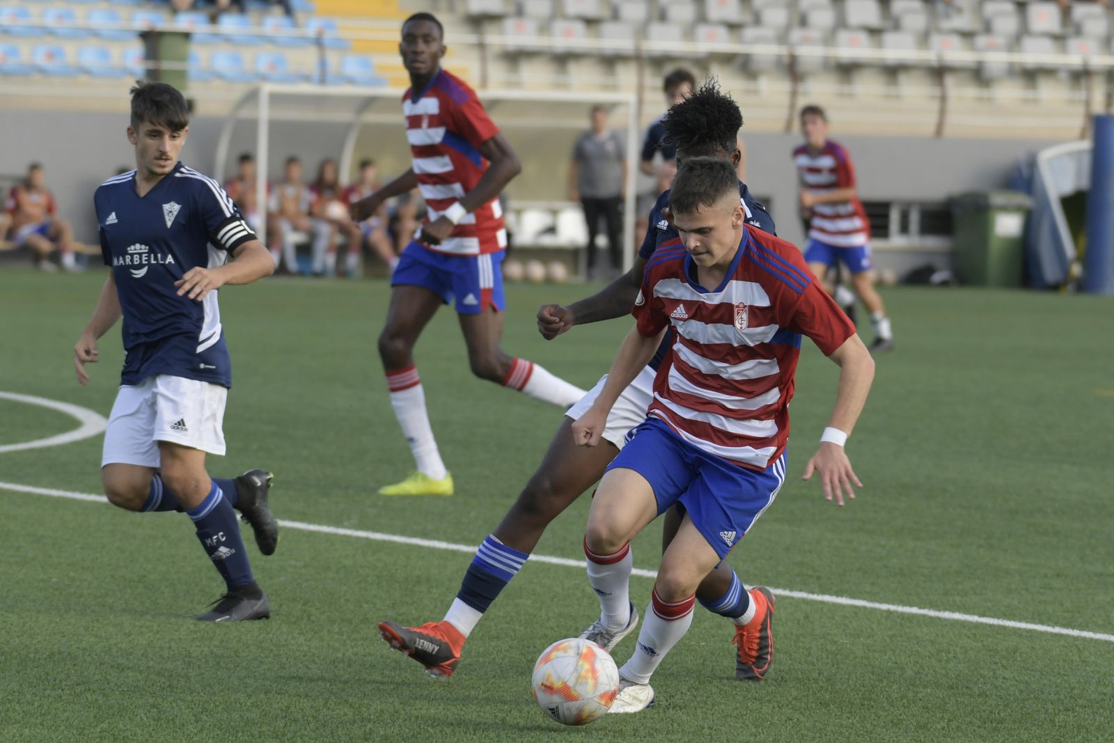 Imagen de pasadas jornadas ante el Marbella.