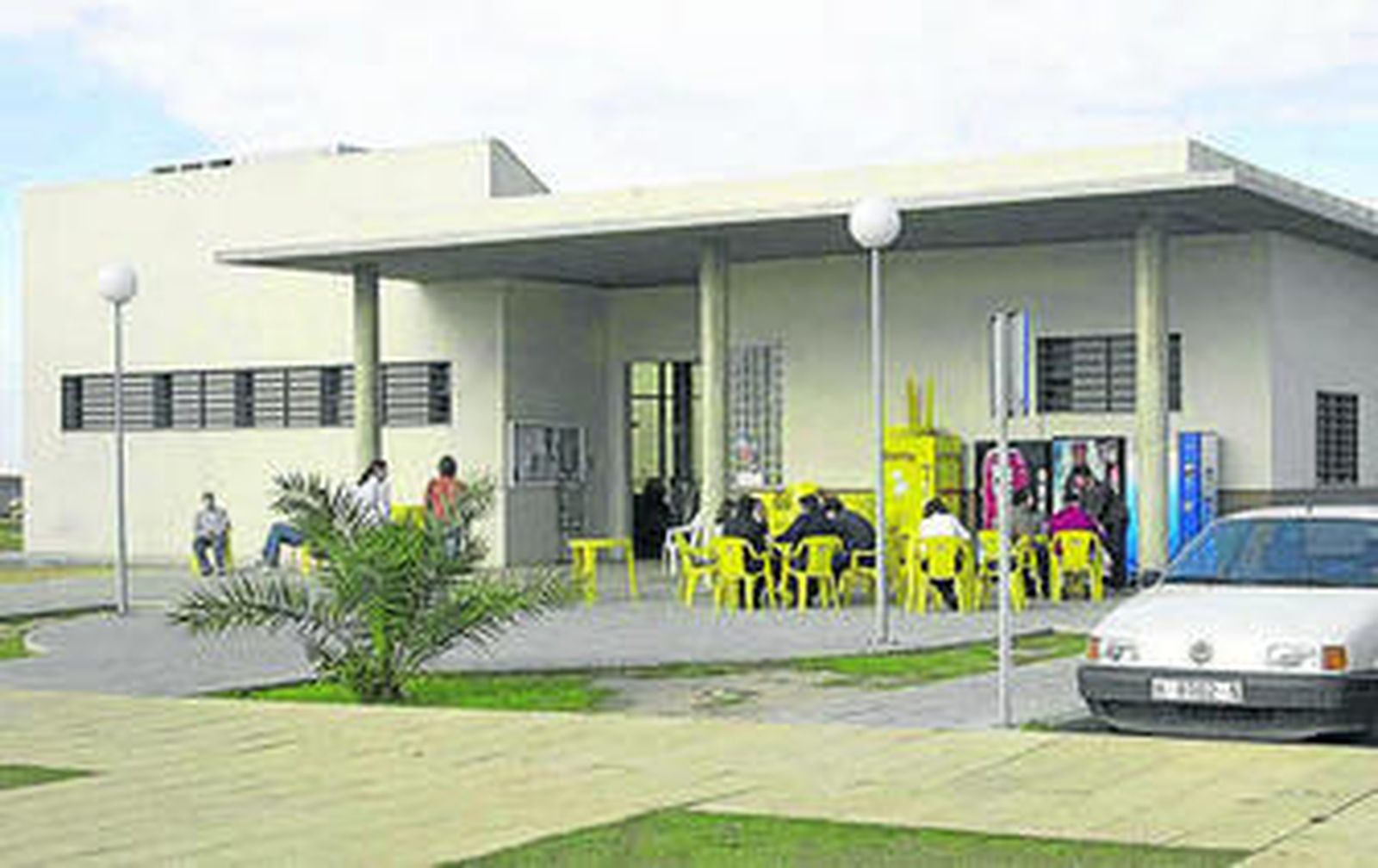 Imagen exterior del comedor rabideño.