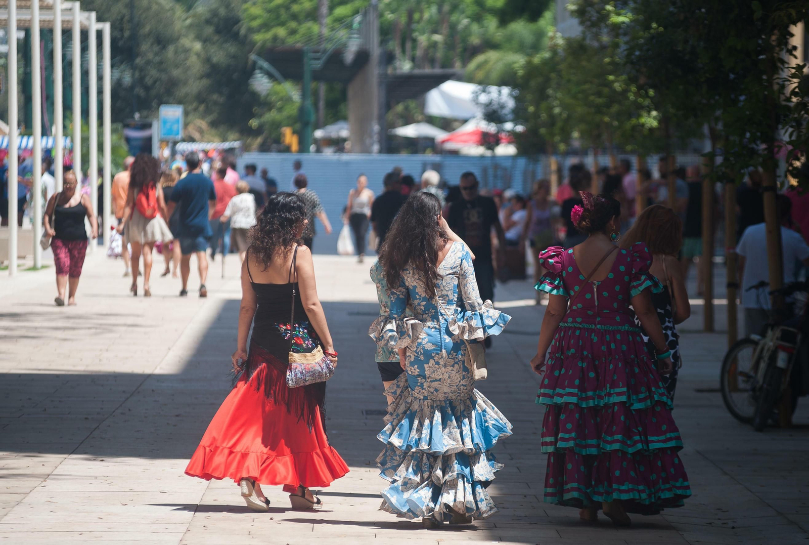 El primer día de la Feria de Málaga en el Centro, en fotos