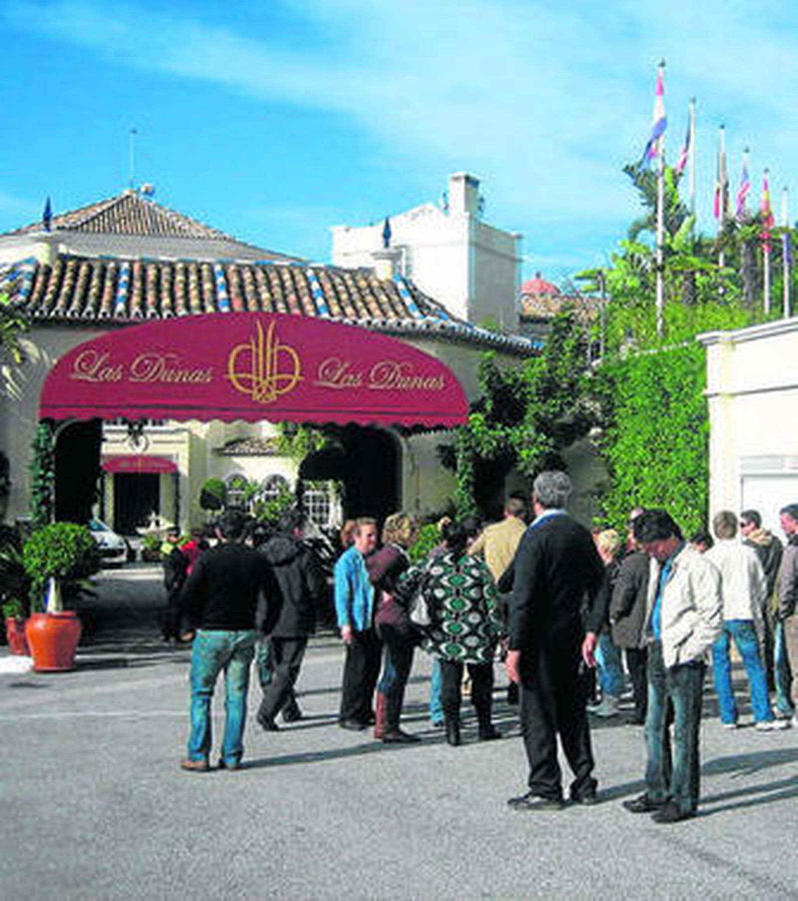 Imagen de empleados del hotel Las Dunas.