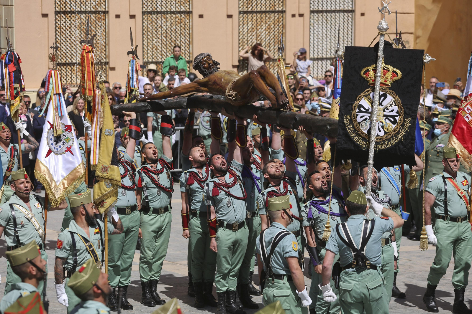 Las fotos de la Legión, en el Jueves Santo de Málaga