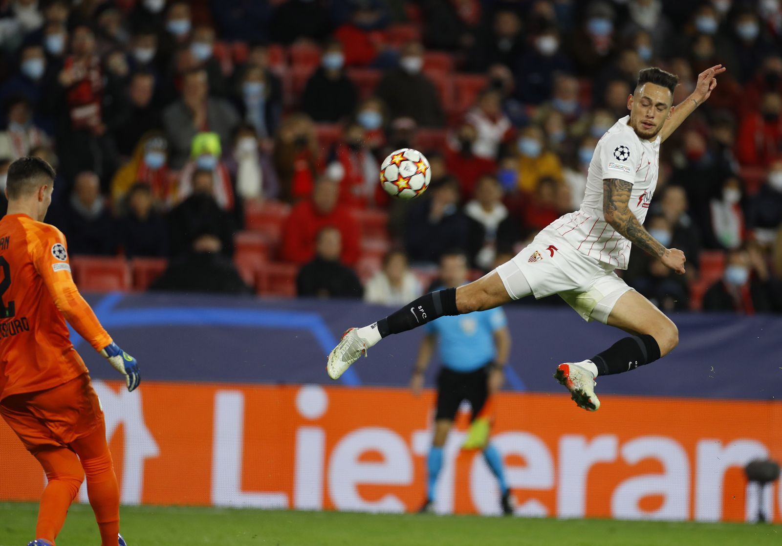 Las imágenes del Sevilla-Wolfsburgo