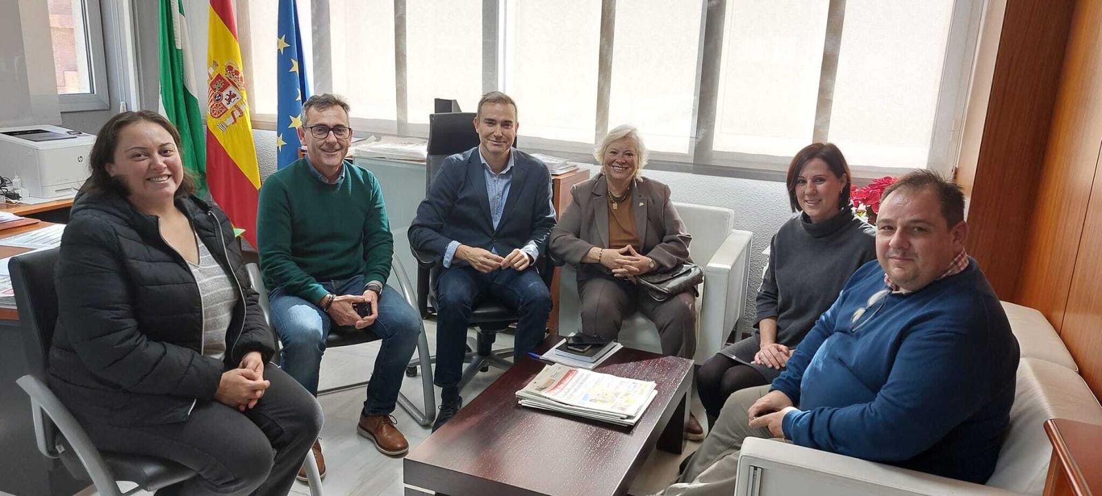 Reunión de Amós García Hueso con la Asociación 'Almería para todos'