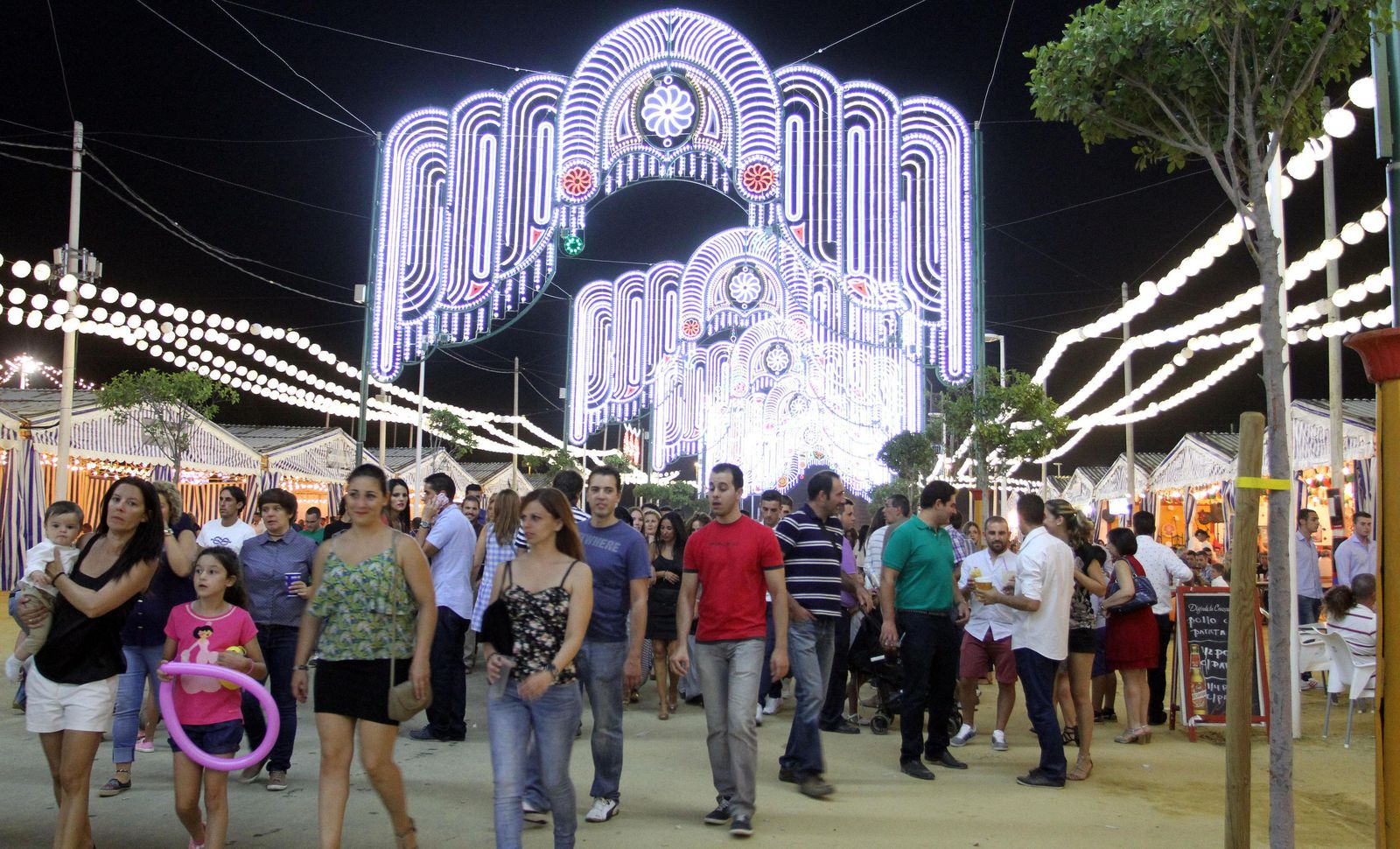 Ambiente en las Fiestas Colombinas el año pasado