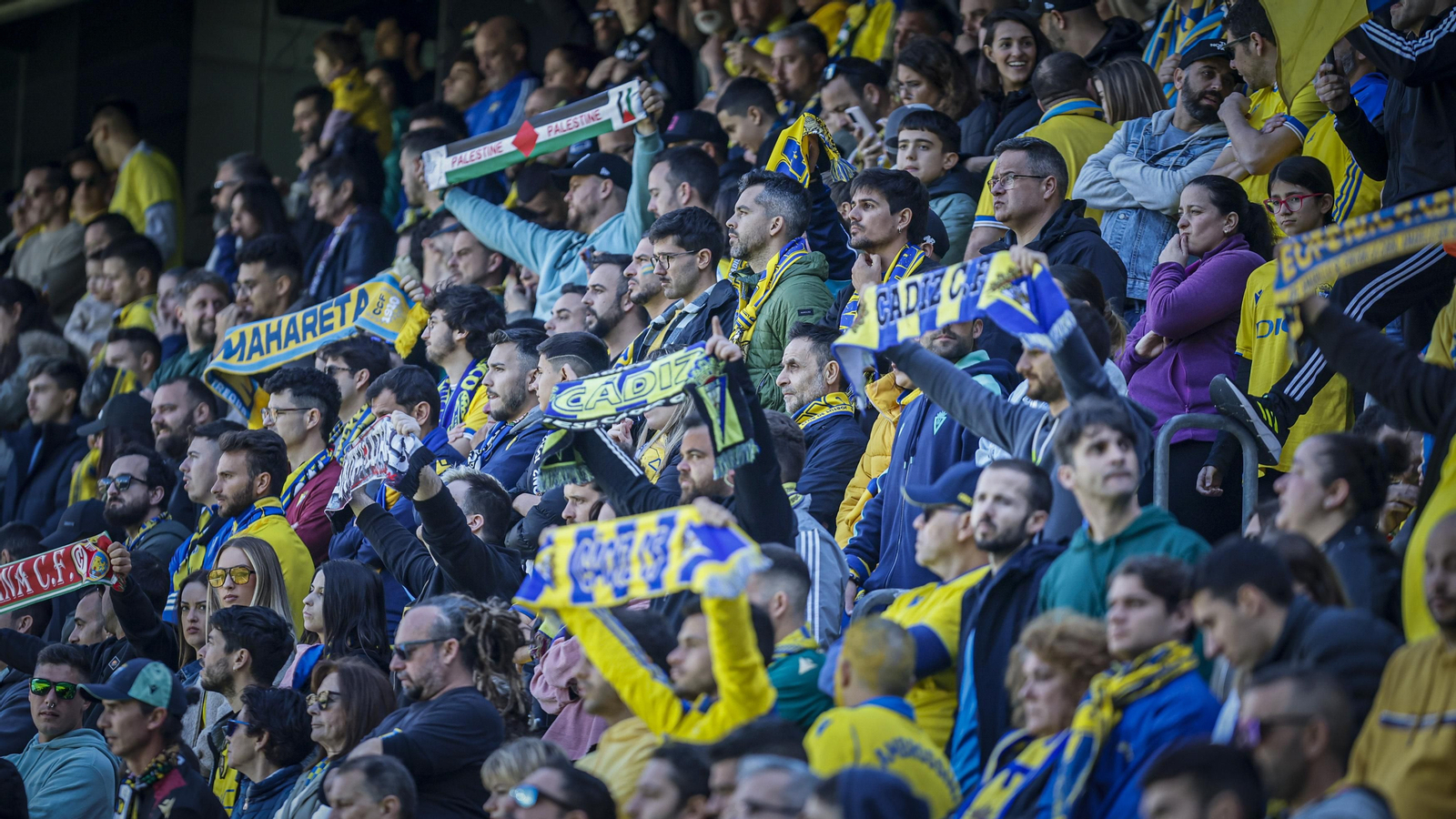 Partido de fútbol Cádiz CF - RC Celta.