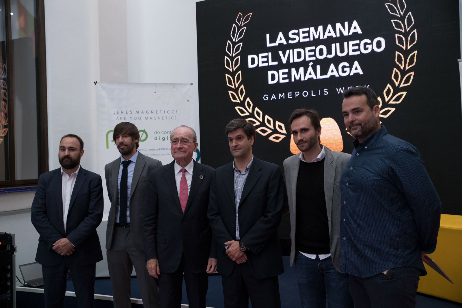 Presentación de la Semana del Videojuego de Málaga, esta mañana en el Polo de Contenidos Digitales.