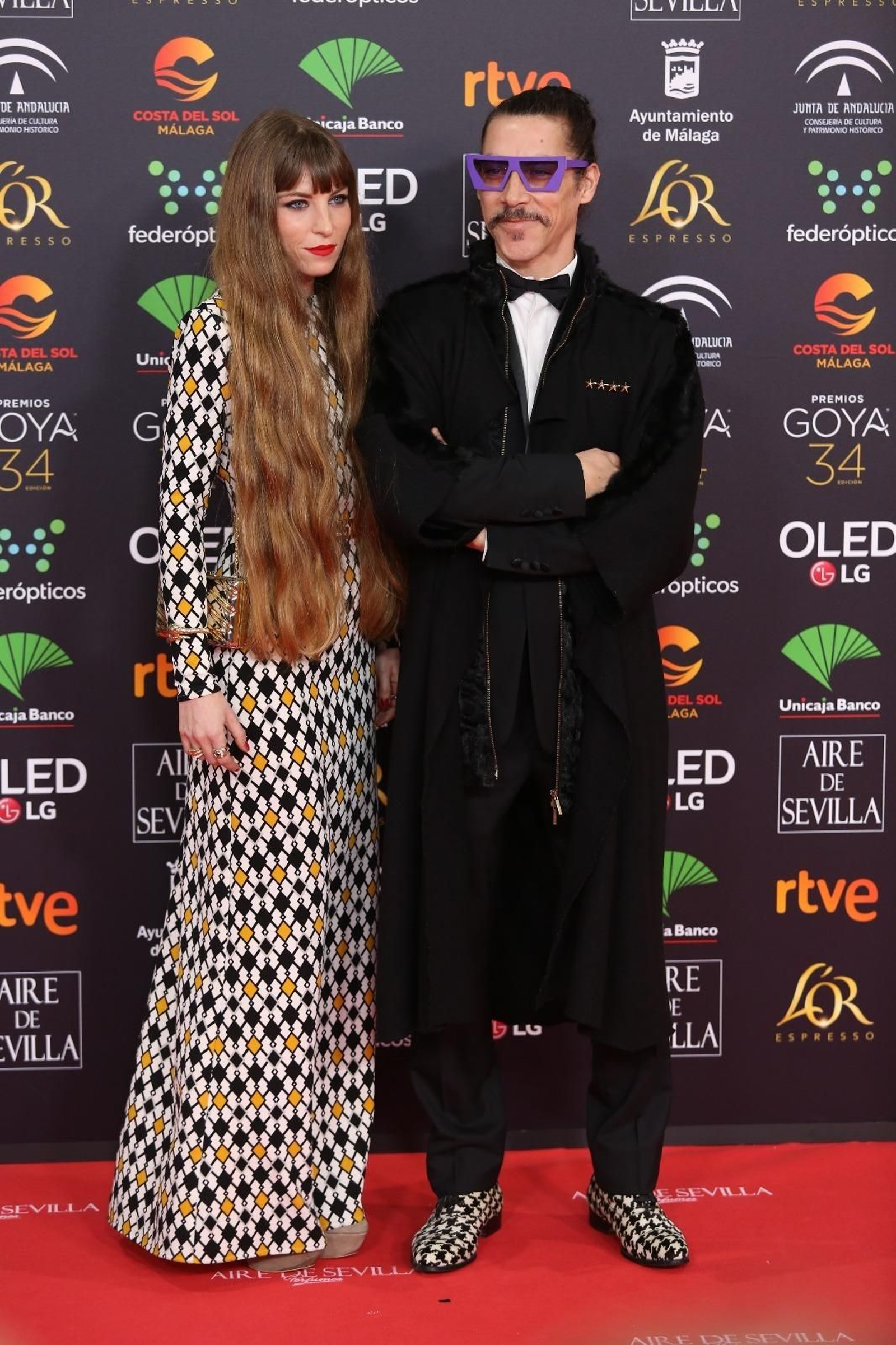 La alfombra roja de los Goya 2020 en Málaga