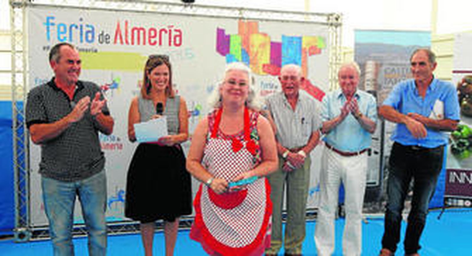 María Isabel Fernández Bisbal resultó vencedora en la primera jornada de concurso de gastronomía.
