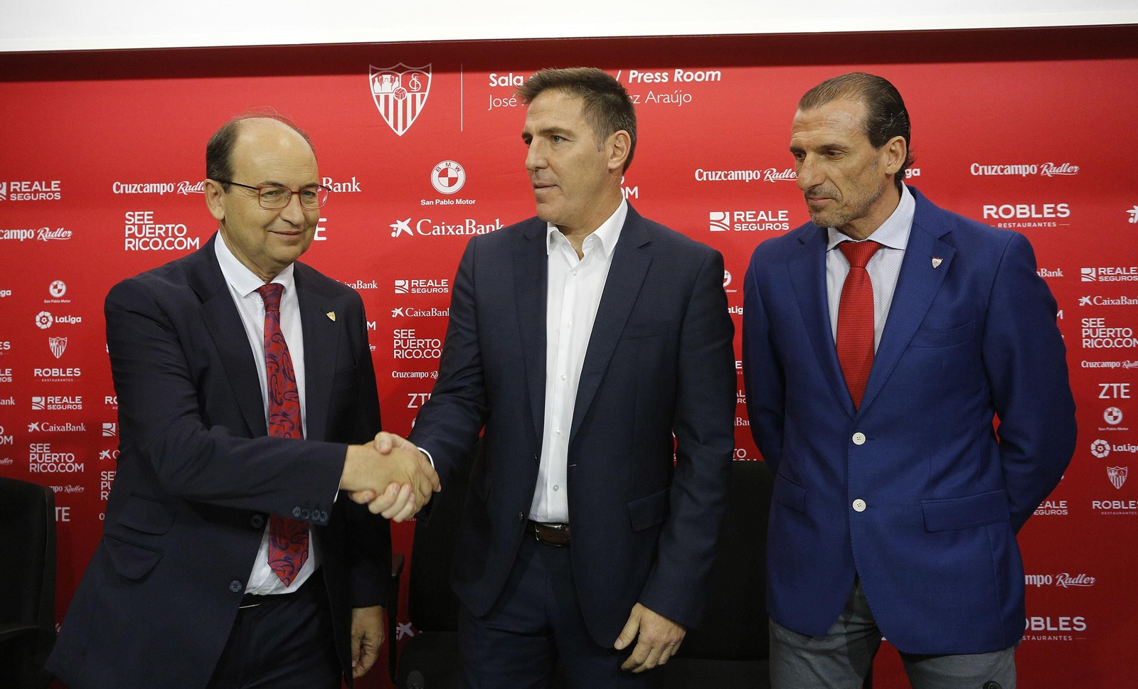 Las imágenes de la presentación de Berizzo