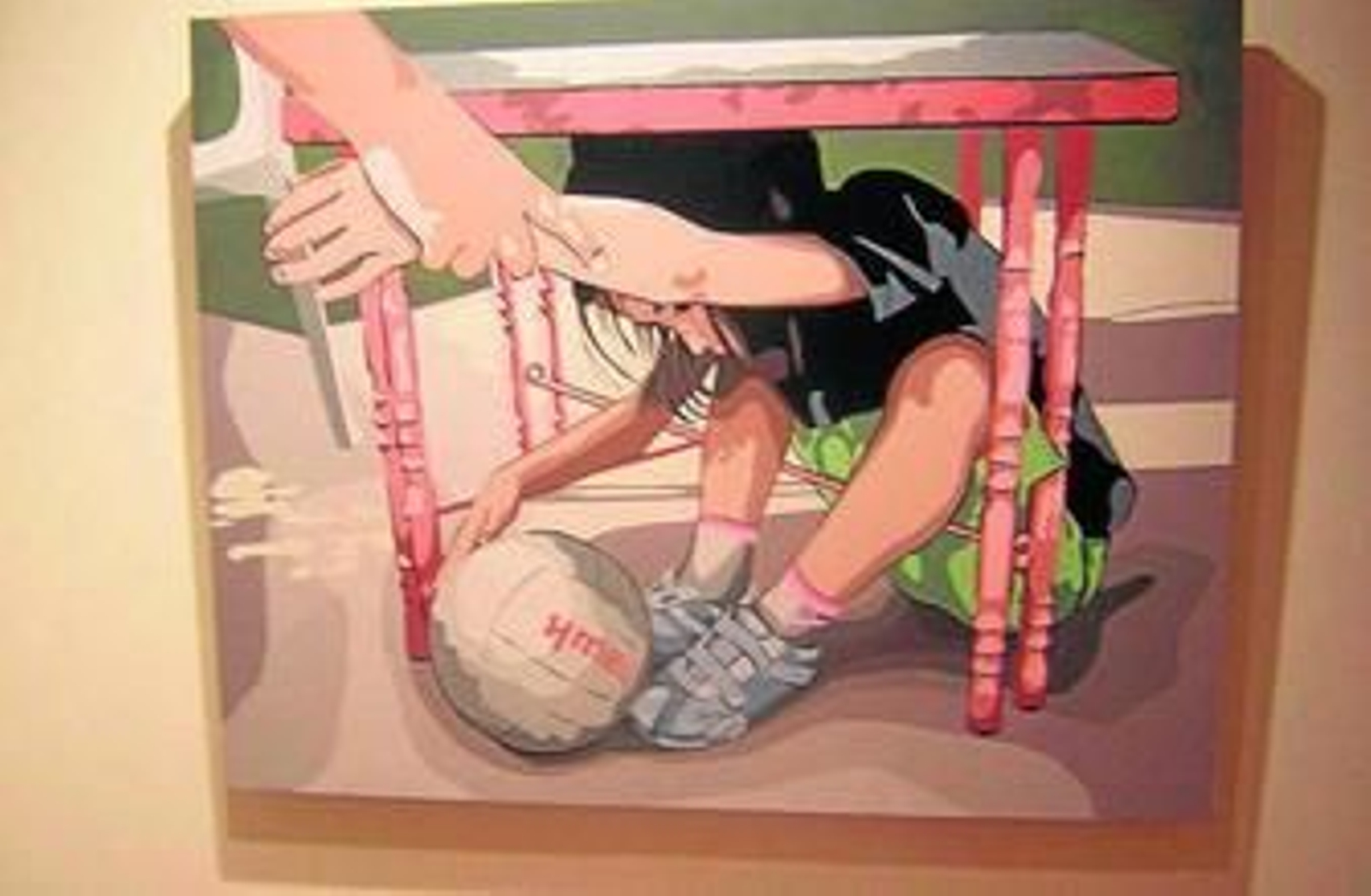 Una de las obras de la exposición.