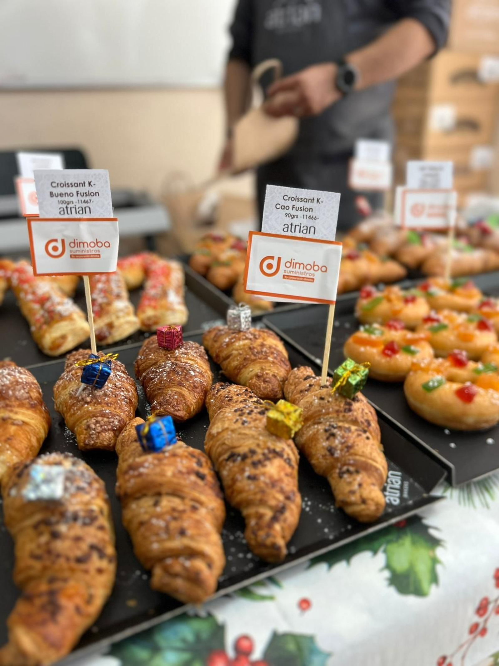 Repostería navideña del evento.