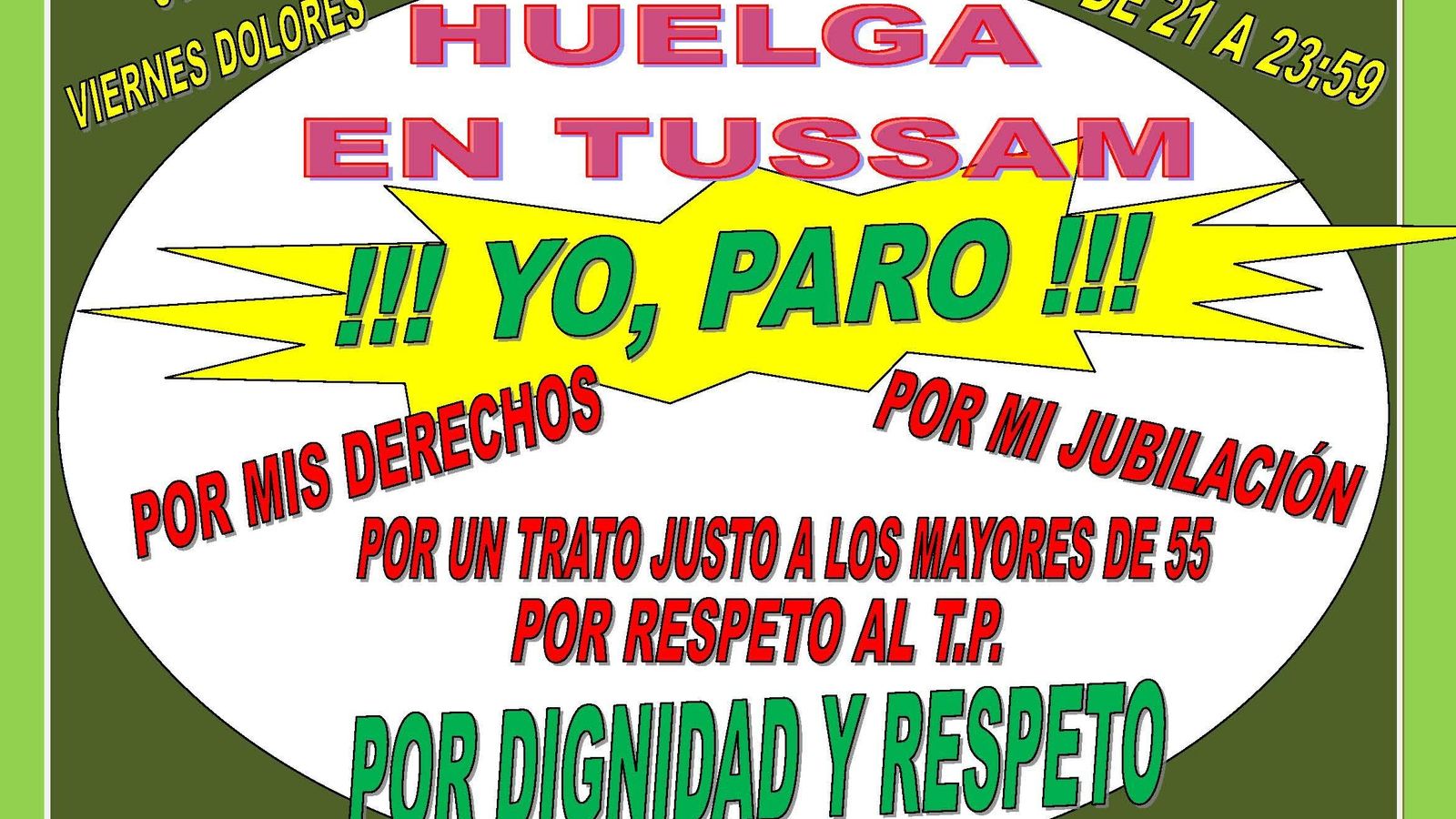 El logo con el que ASC anuncia los paros.