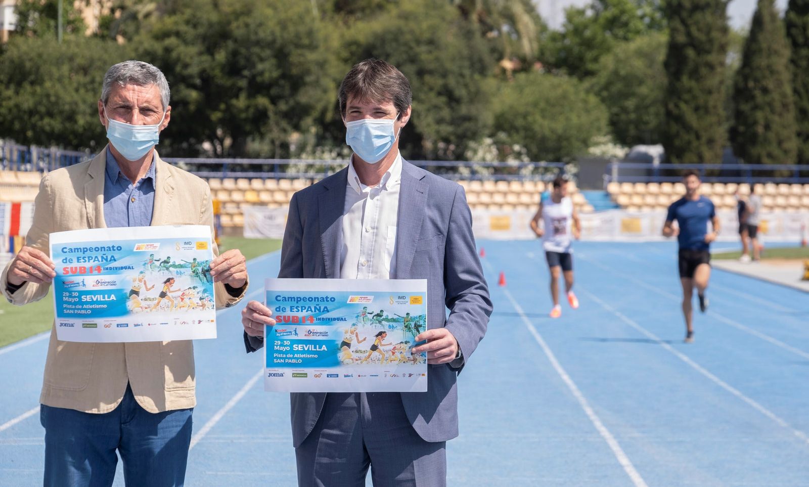 Presentación en San Pablo del Campeonato de España Sub 14 de atletismo.