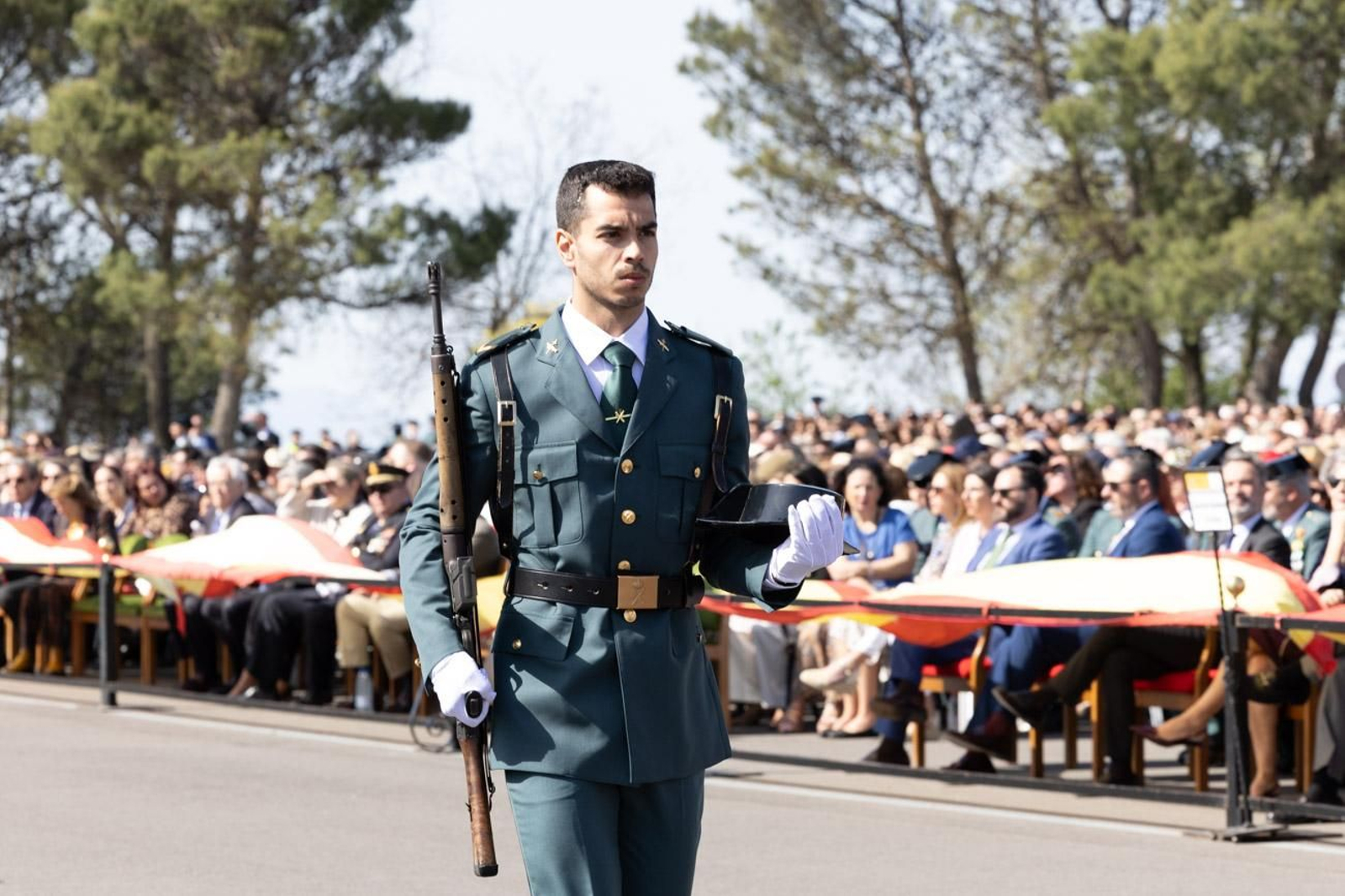 Acto de jura de bandera de la 130ª promoción de guardias civiles de la Academia de Baeza