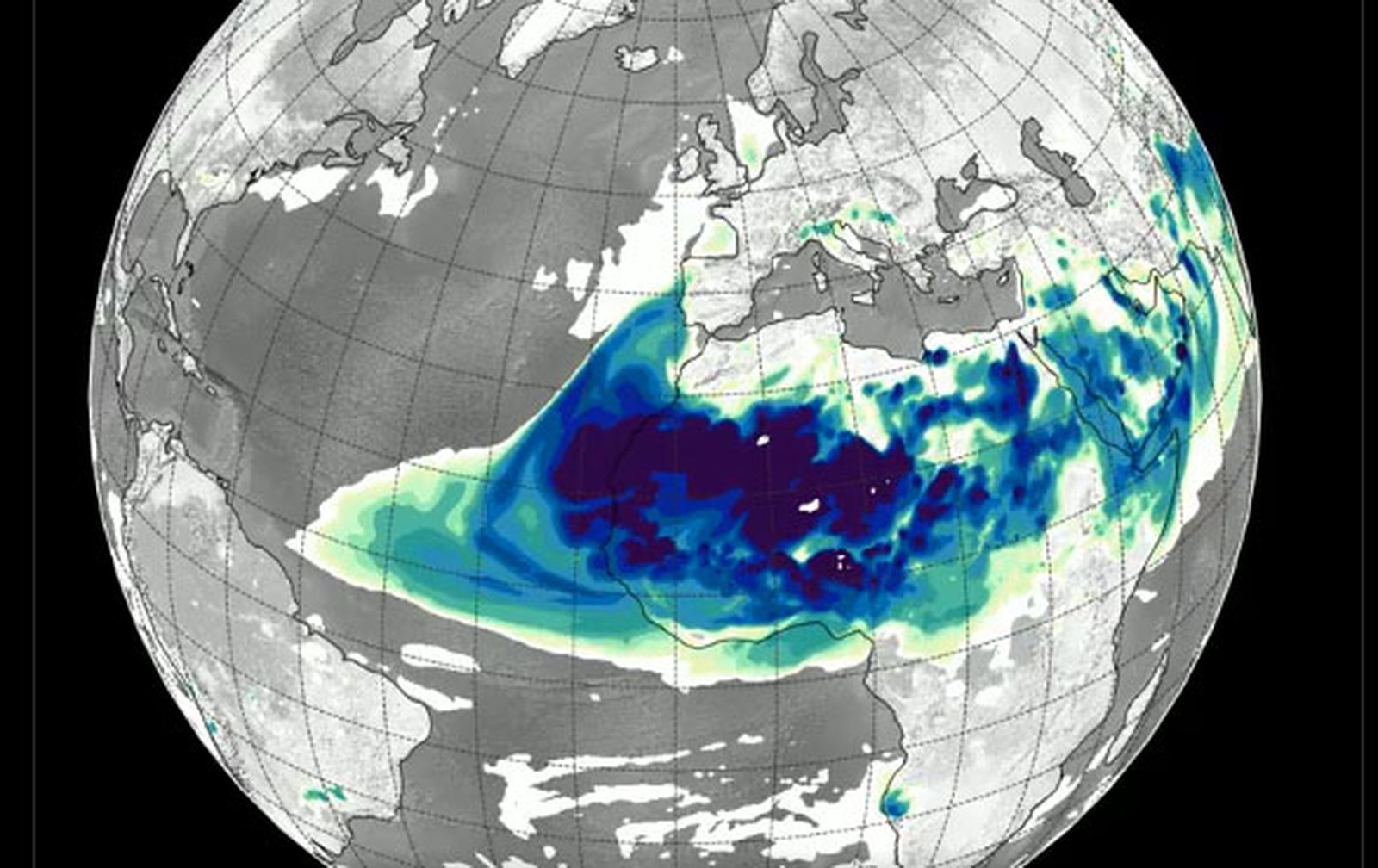 Así llegará el polvo sahariano