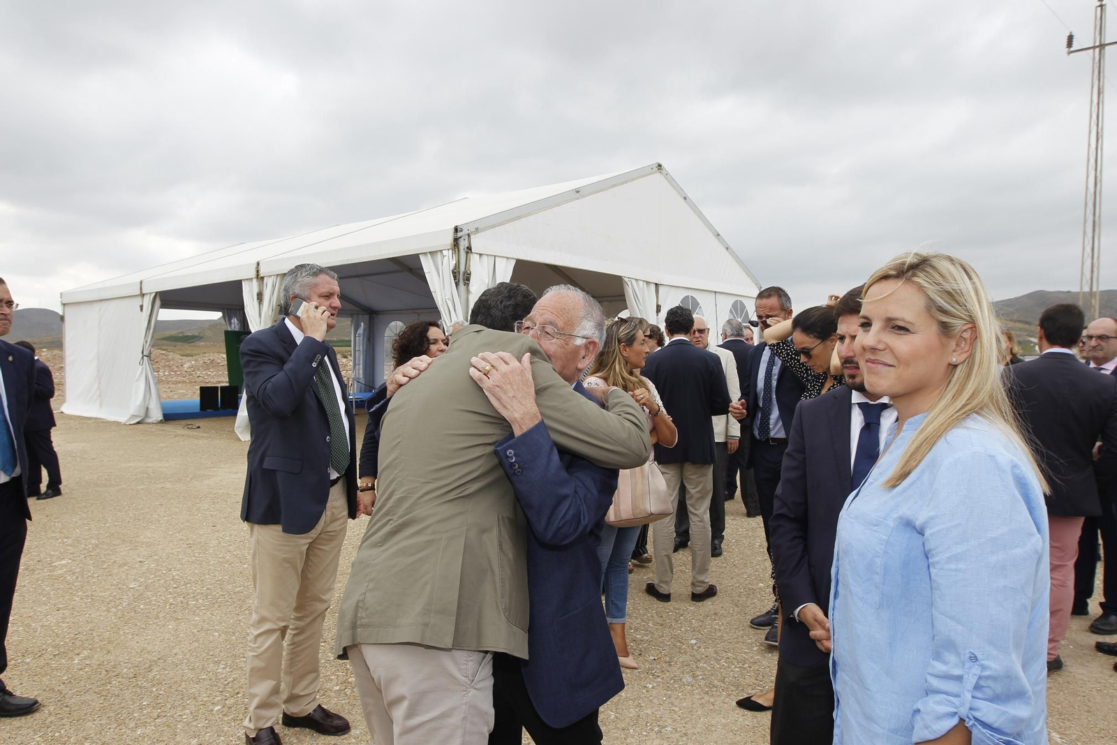 Fotogalería colocación primera piedra cuarto tramo Autovía del Almanzora