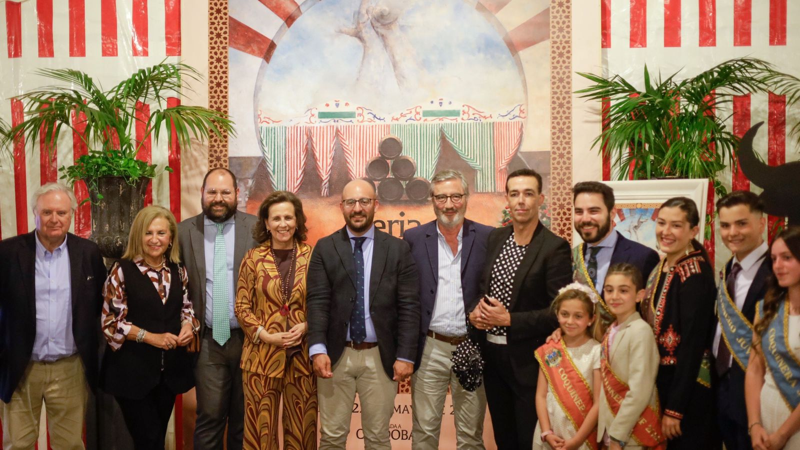 Un momento de la presentación del cartel de la Feria de El Puerto