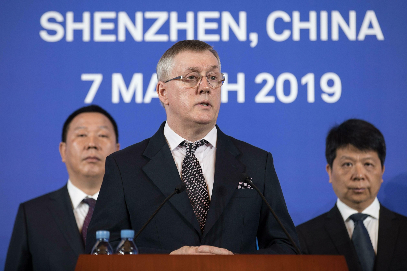 El vicepresidente senior, oficial de Seguridad Cibernética Global y Privacidad de Huawei, John Suffolk.