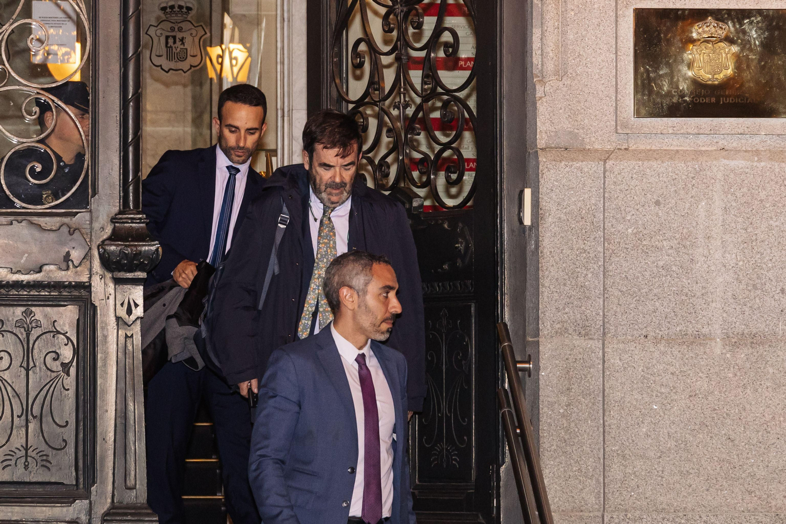 Varios vocales del Consejo salen de la reunión del pasado lunes Varios vocales del Consejo salen de la reunión del pasado lunes