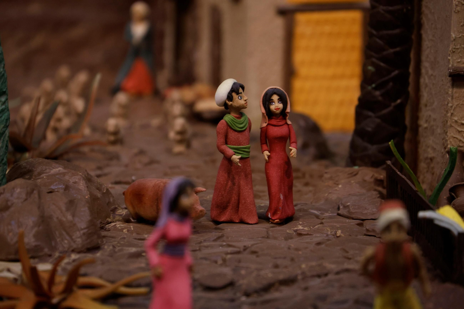 El belén de chocolate de Rute, al detalle en estas fotos