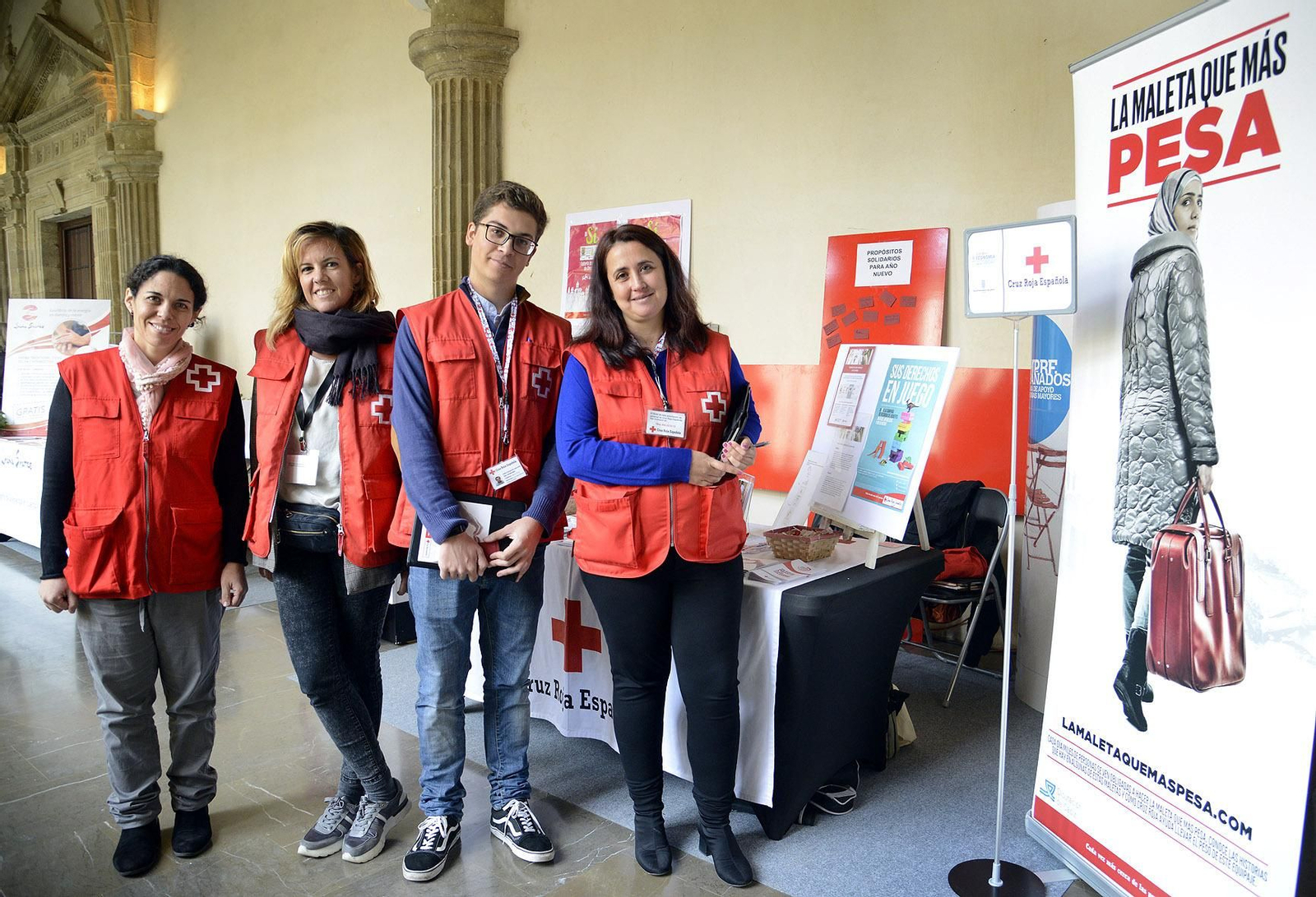 Stand de Cruz Roja en la primera edición de la Feria de Economía Social.