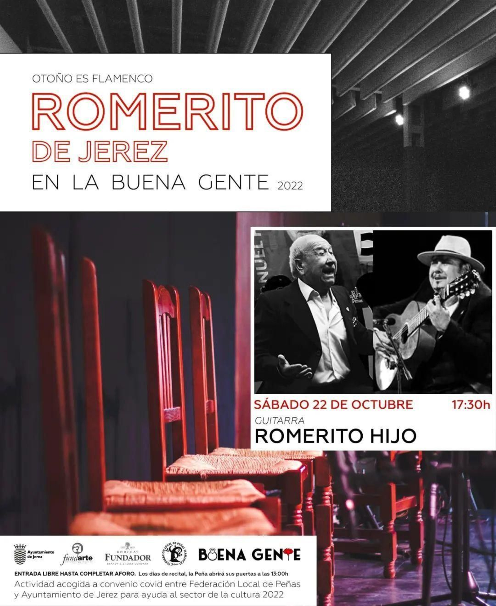 Romerito de Jerez, en la Peña Buena Gente