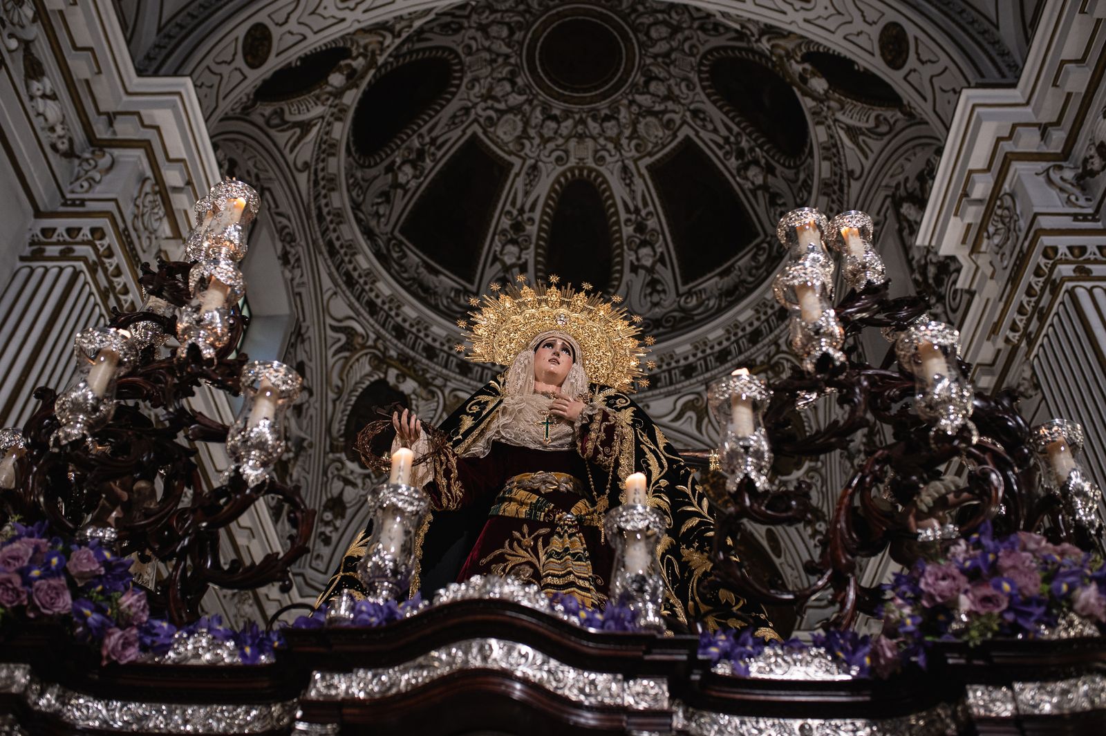 Las imágenes de la Hermandad de la Soledad de San Buenaventura en la Semana Santa de Sevilla 2024