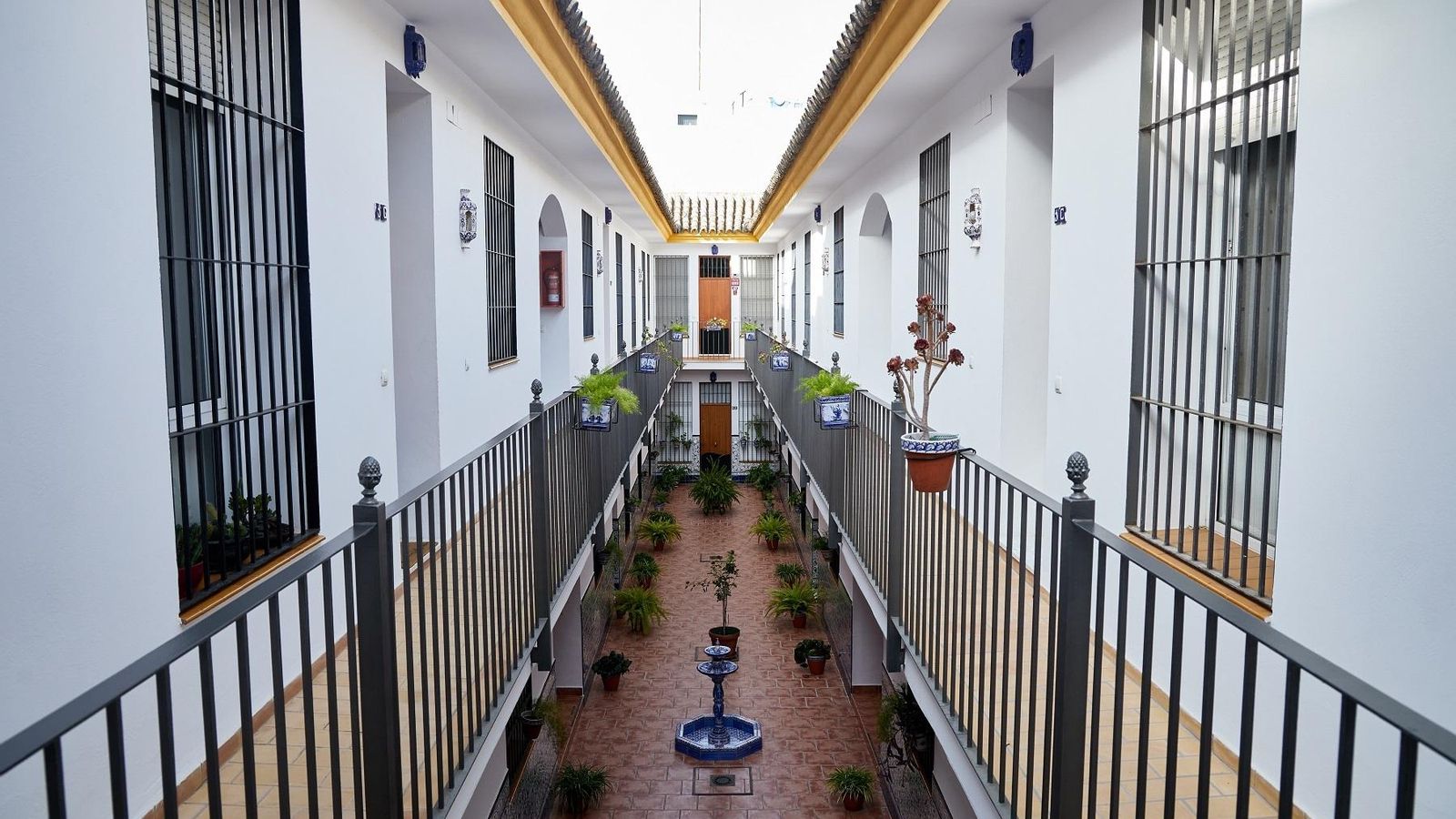 Patio de El Corral Largo.