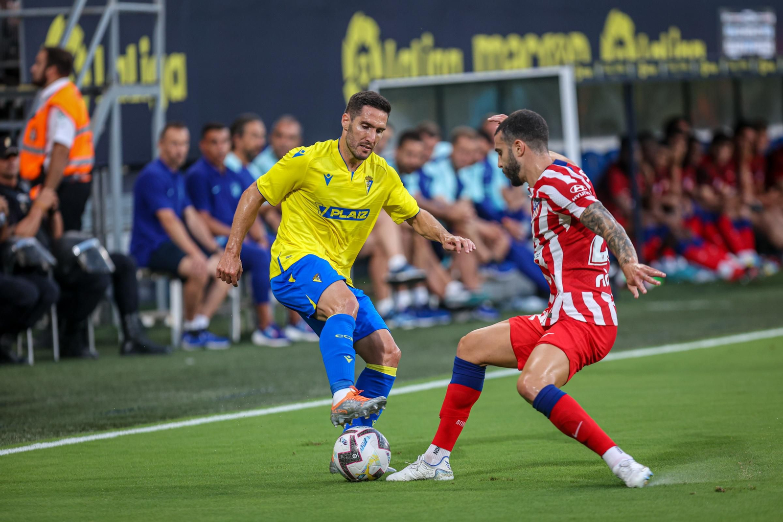Las imágenes del Cádiz-Atlético de Madrid del Trofeo Carranza