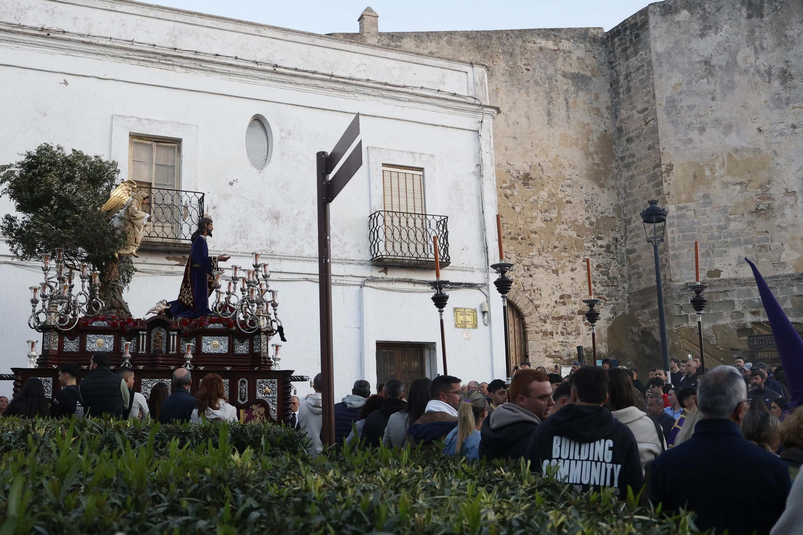 Fotos del Lunes Santo en Tarifa: Oración en el Huerto