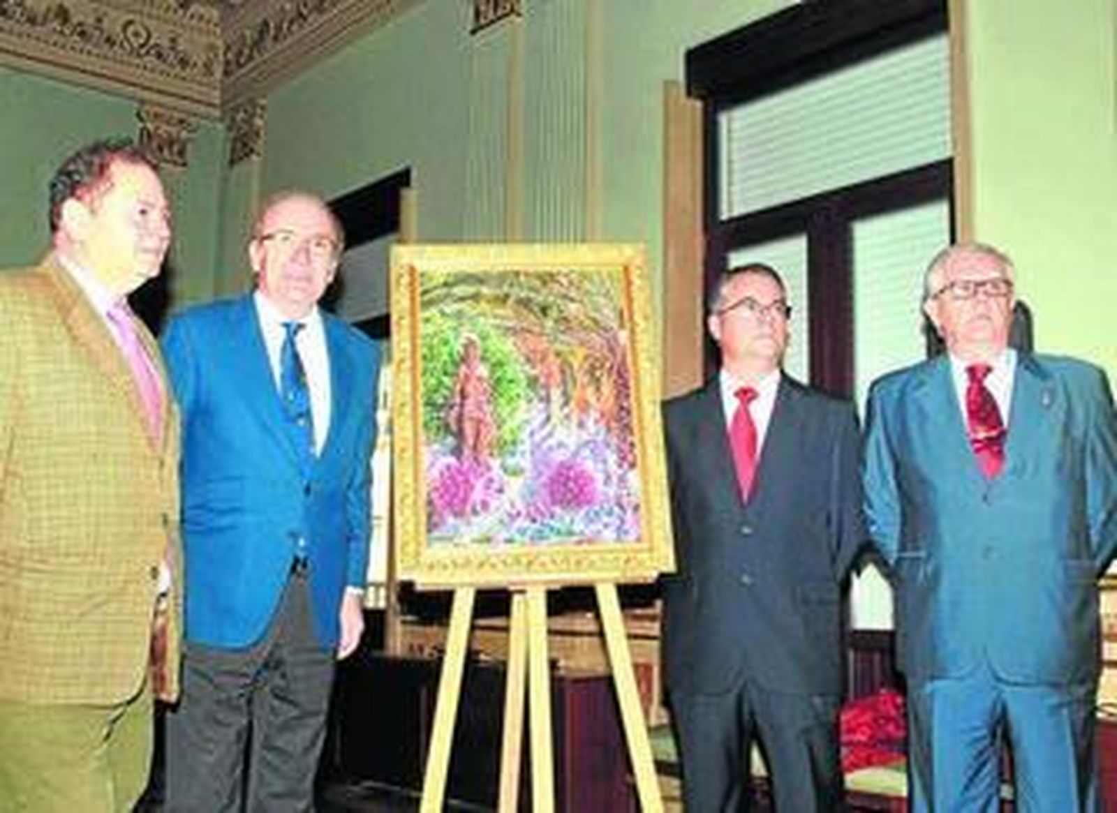 Juan Antonio Riquelme, Pedro Rodríguez, Esteban Romero y Javier Pérez Blanco.