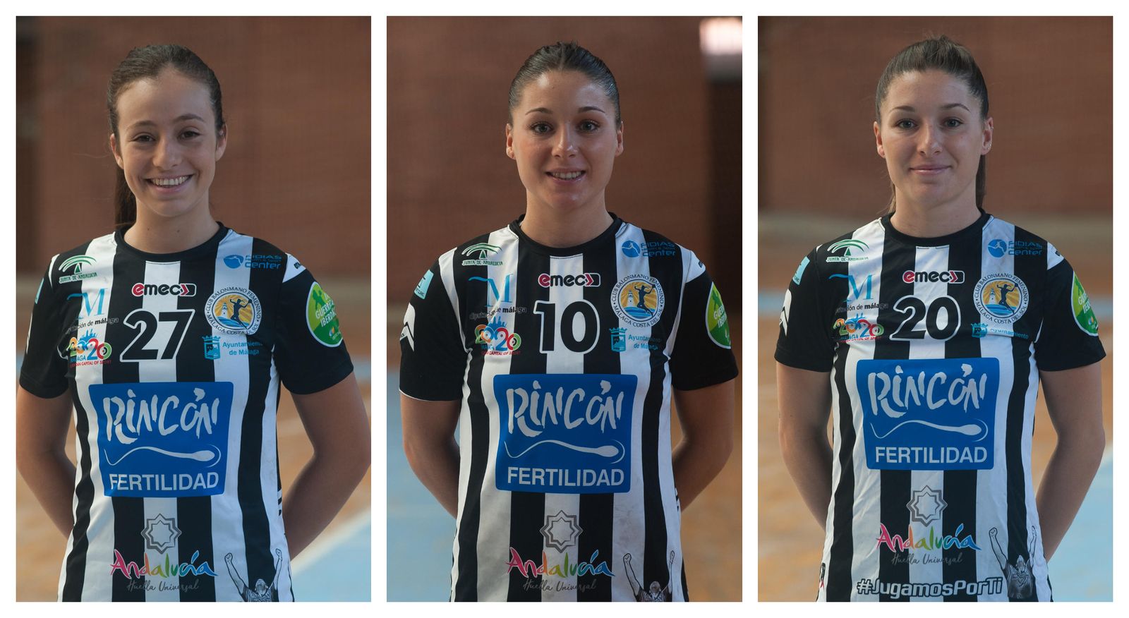 Isa Medeiros, Sole López y Espe López posan para este periódico en Carranque.