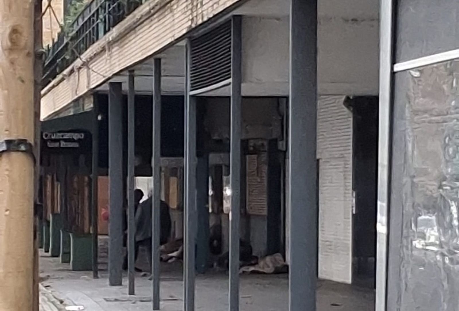 Los soportales de la Avenida de la Borbolla.