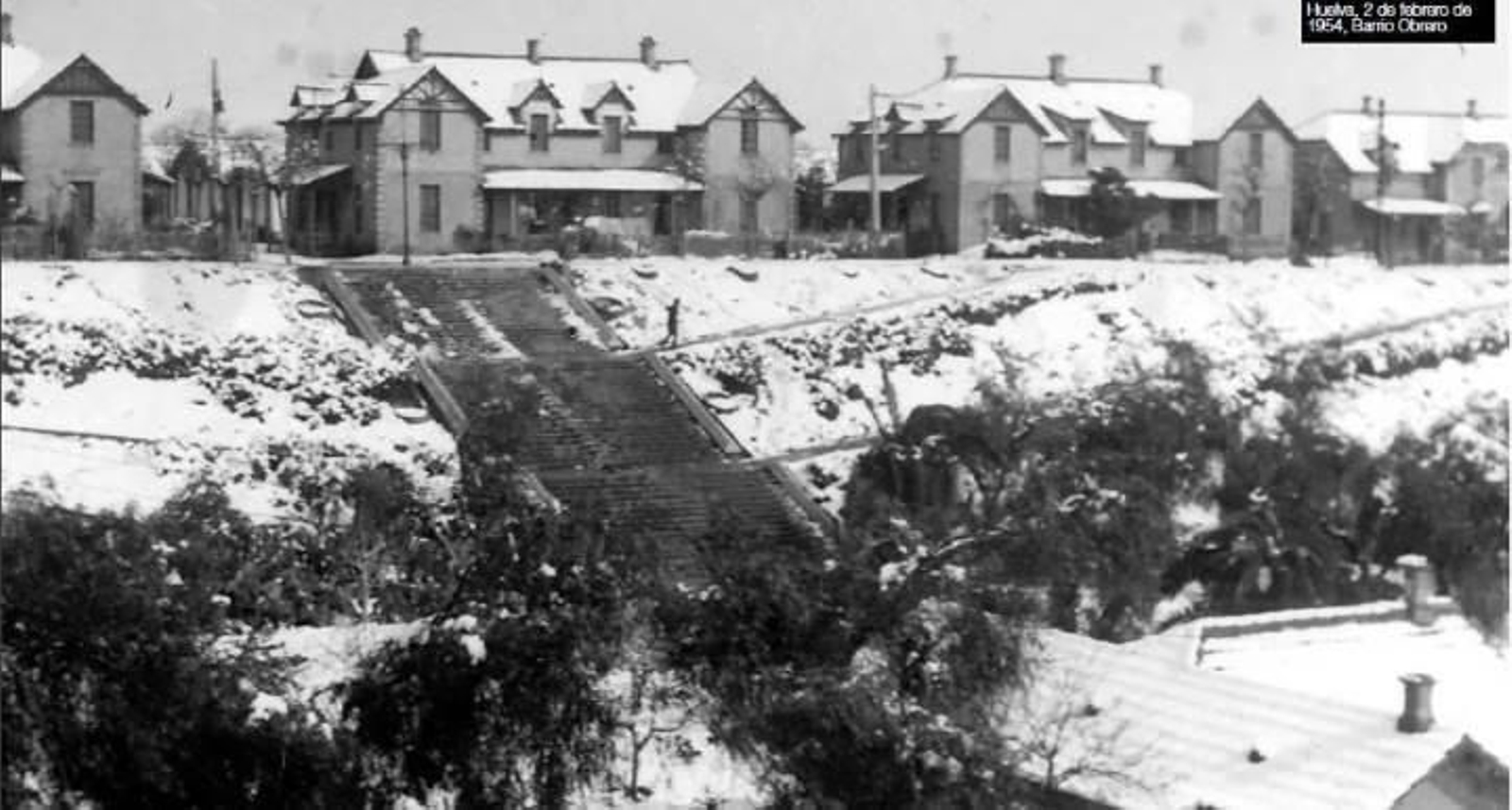 70 años de la última gran nevada de Huelva