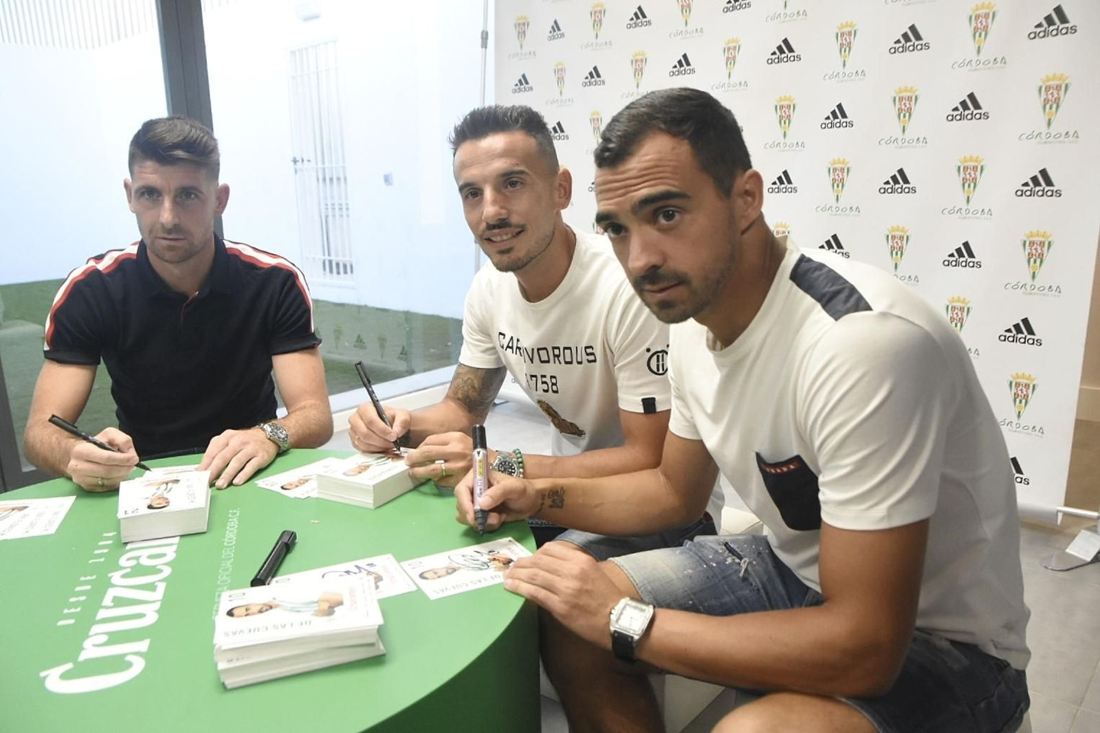 La presentación de las nuevas equipaciones del Córdoba CF, en imágenes