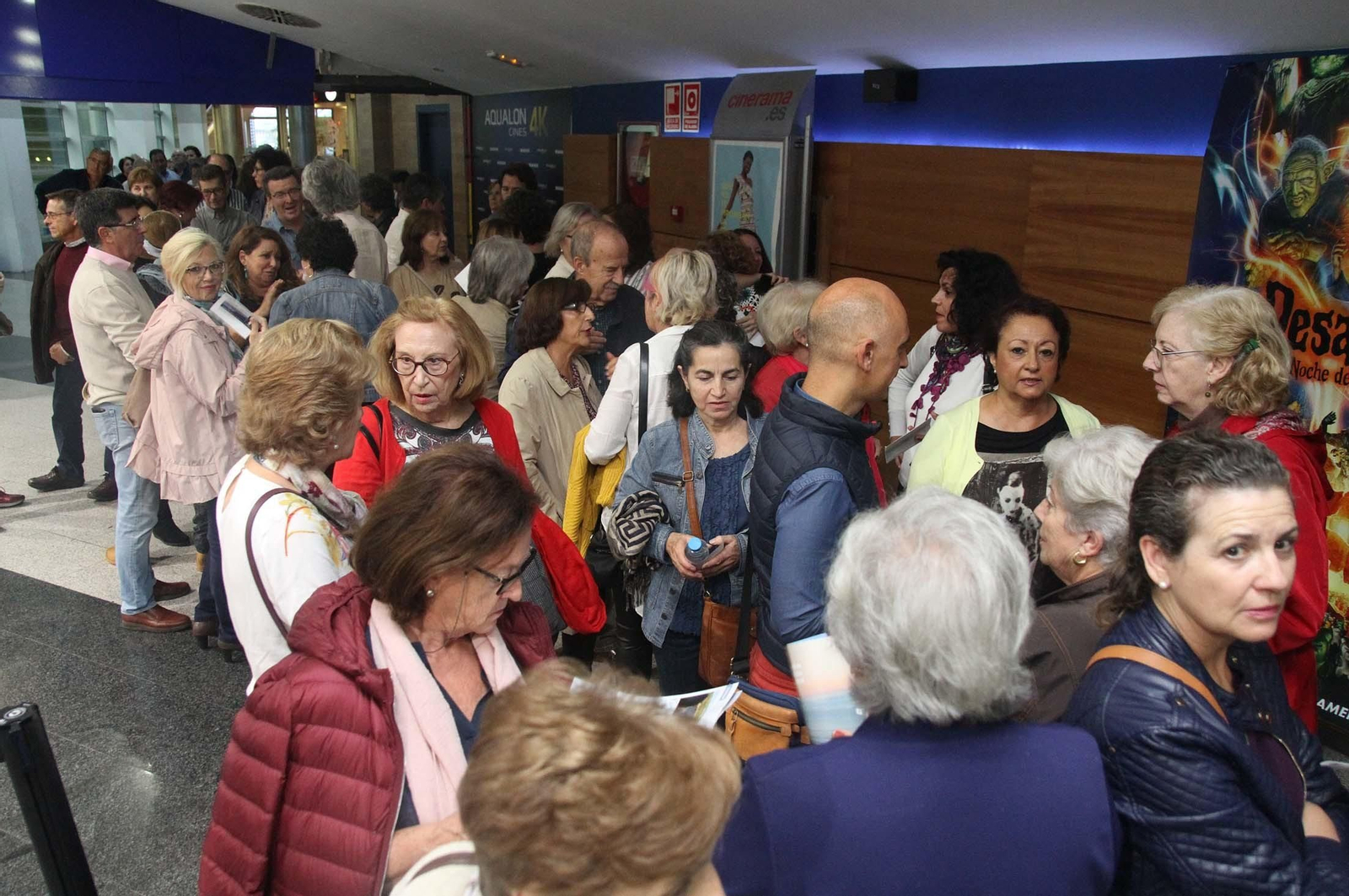 Imágenes de la proyección de la película Bernarda en CineBox Aqualon
