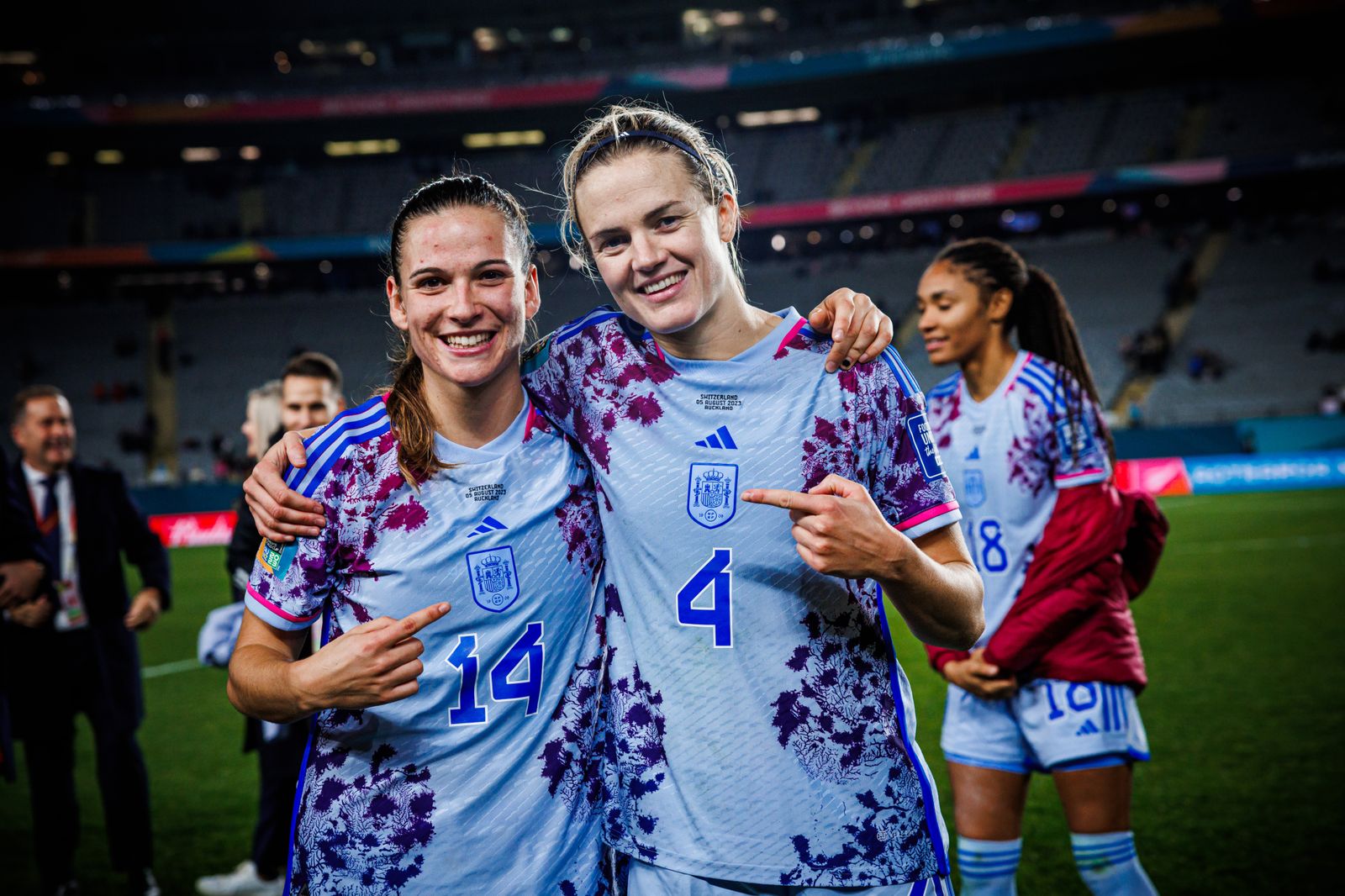 Las fotos de la goleada de España a Suiza en el Mundial femenino