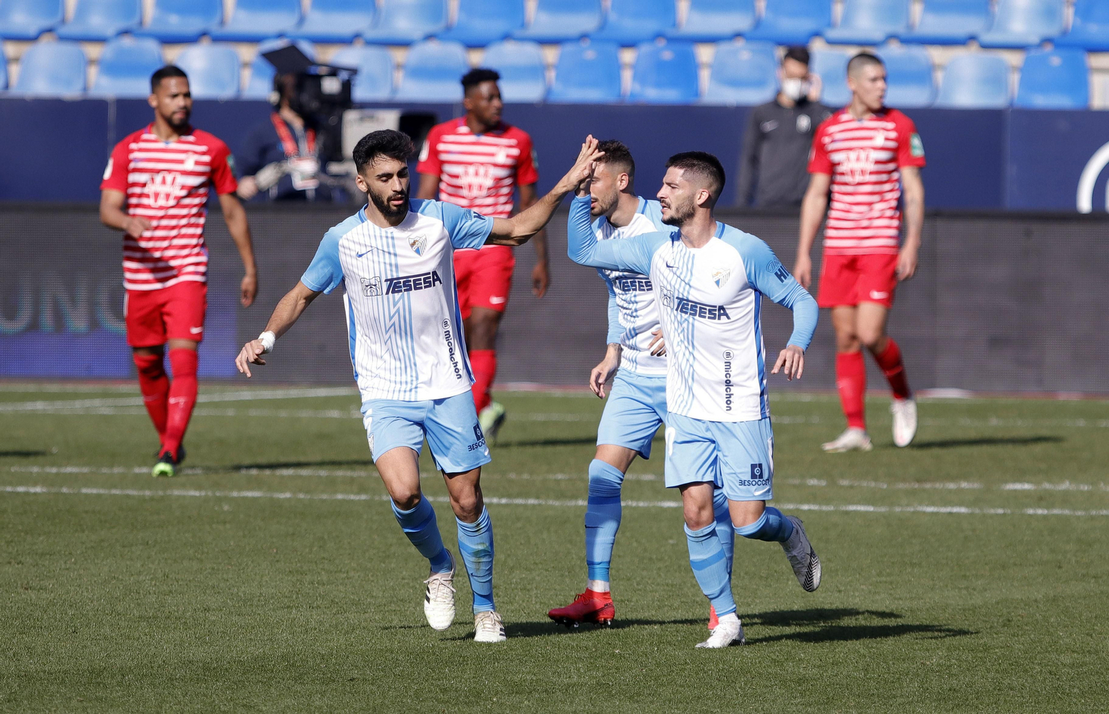 El Málaga CF-Granada, en fotos