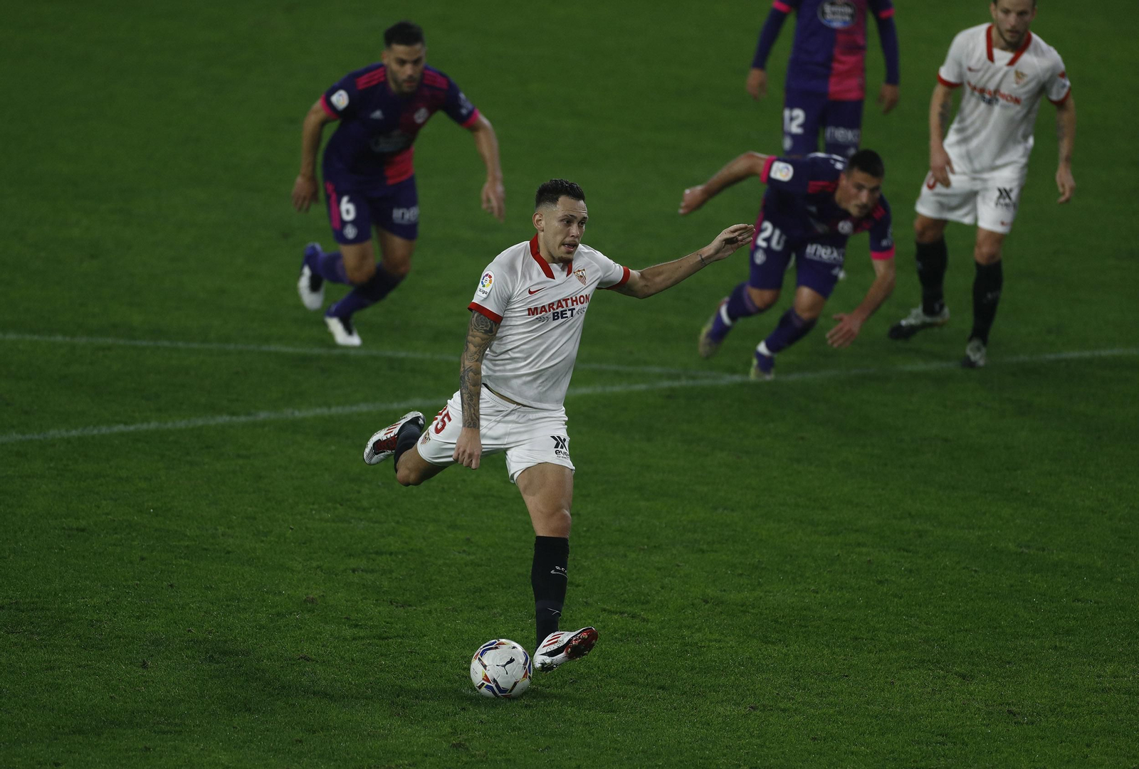 Las imágenes del Sevilla-Valladolid