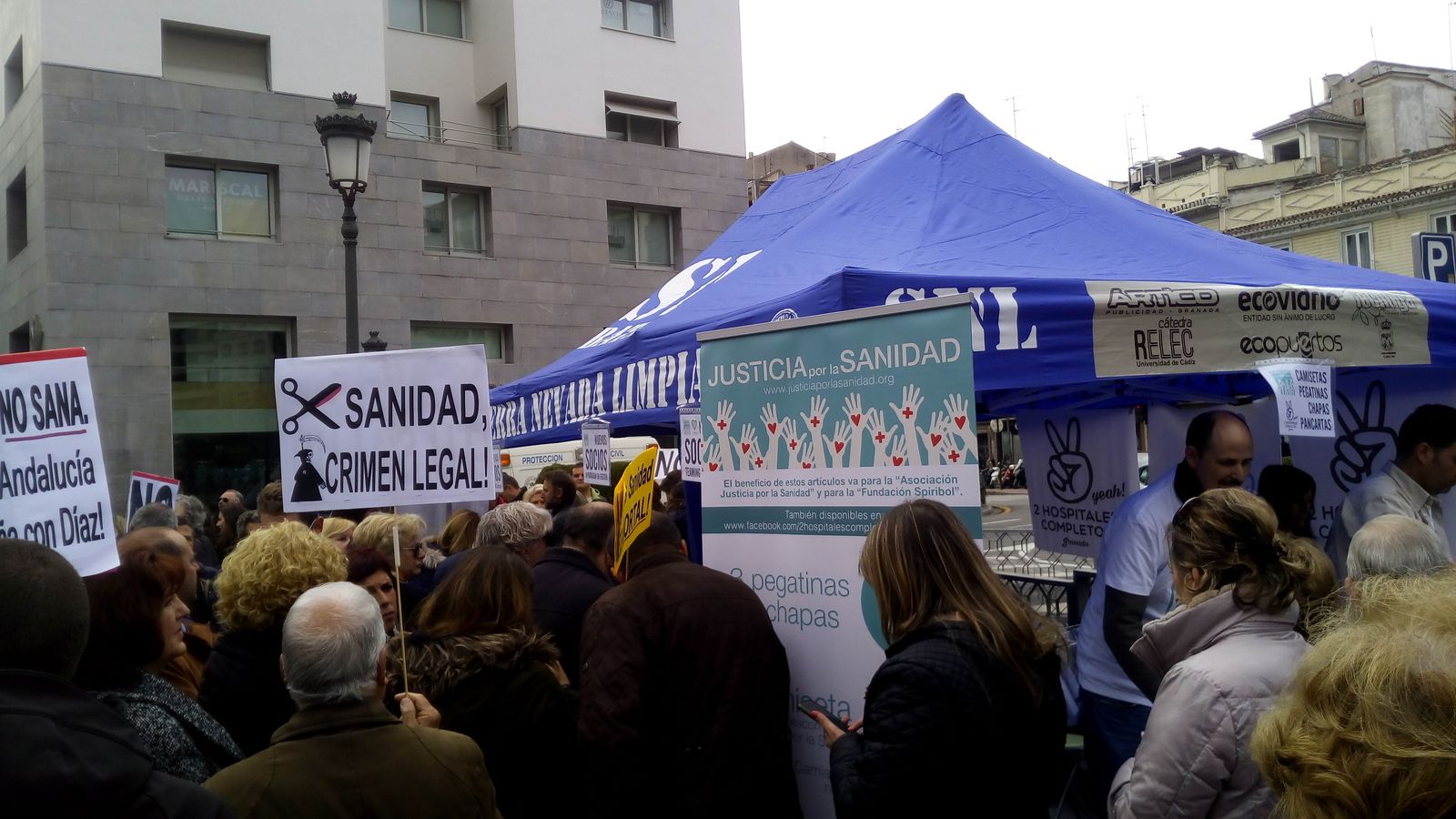 Las imágenes de la concentración convocada por 'Spiriman'