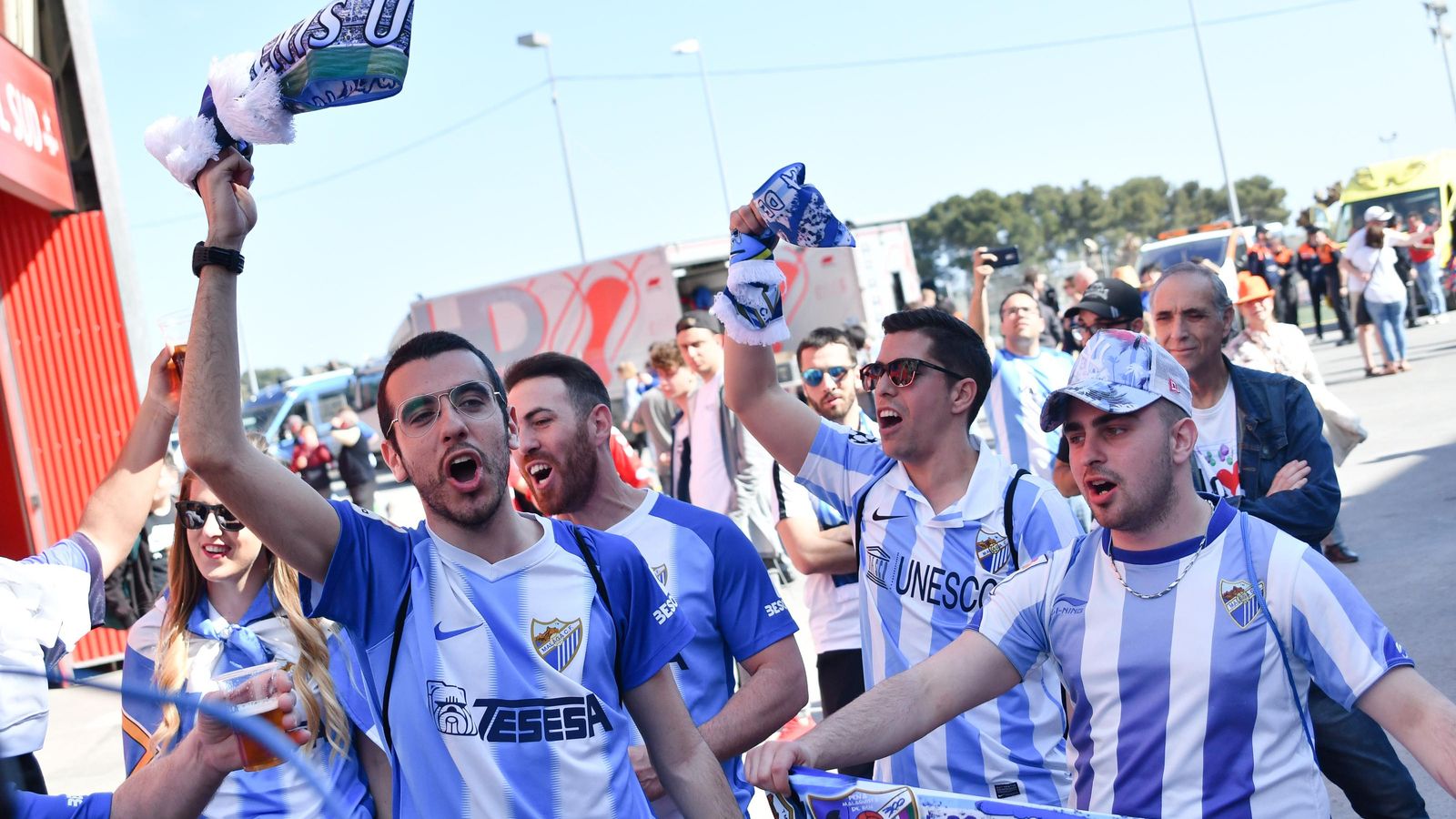 Las imágenes del Nàstic-Málaga