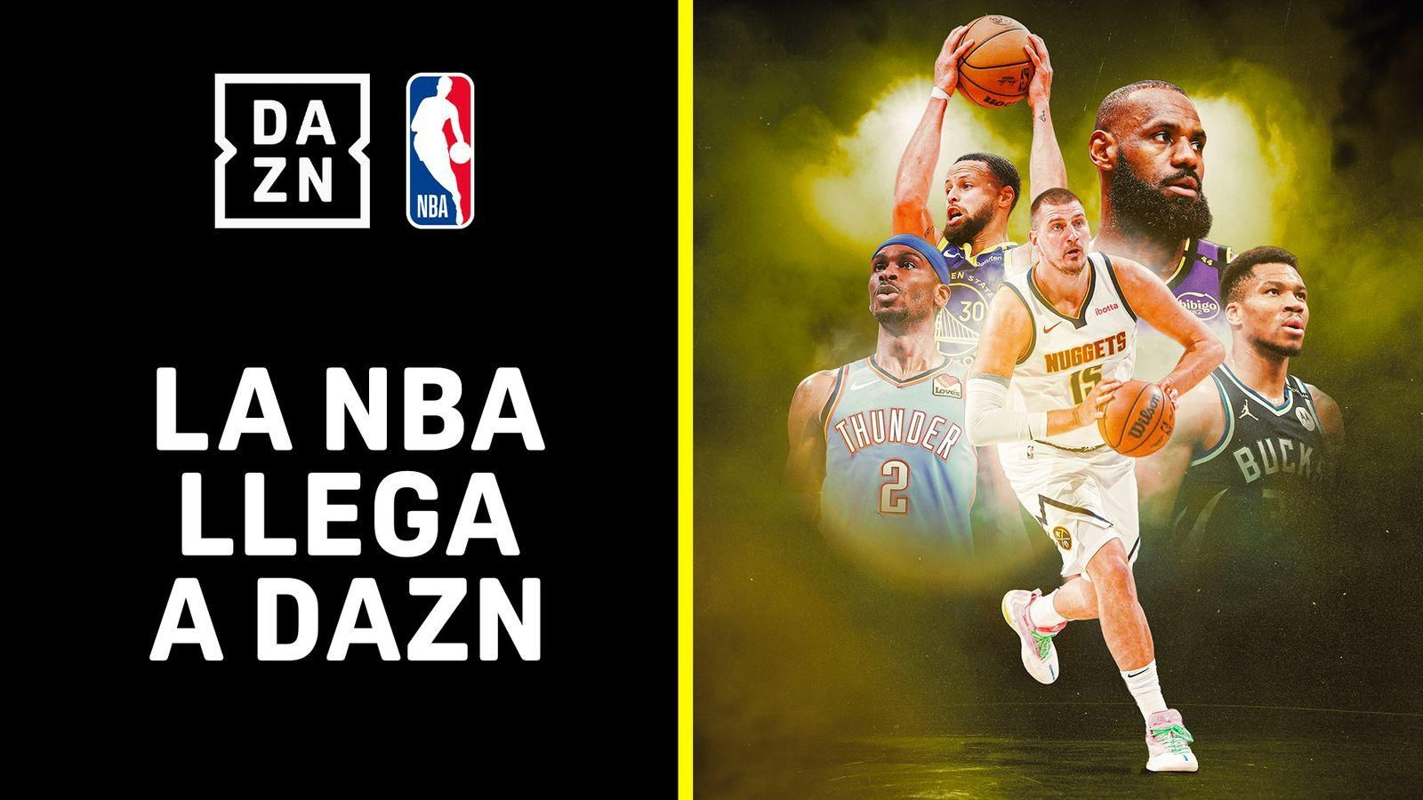 DAZN ofrecerá los partidos más destacados de la NBA, que deja Movistar Plus+ después de más de una década.