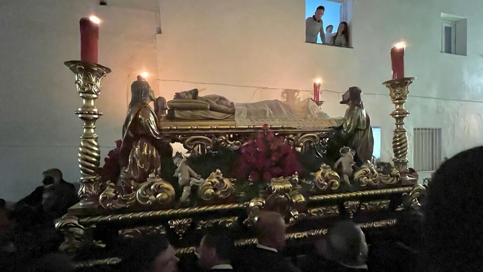 La advocación del Santo Entierro a su paso por Mijas.