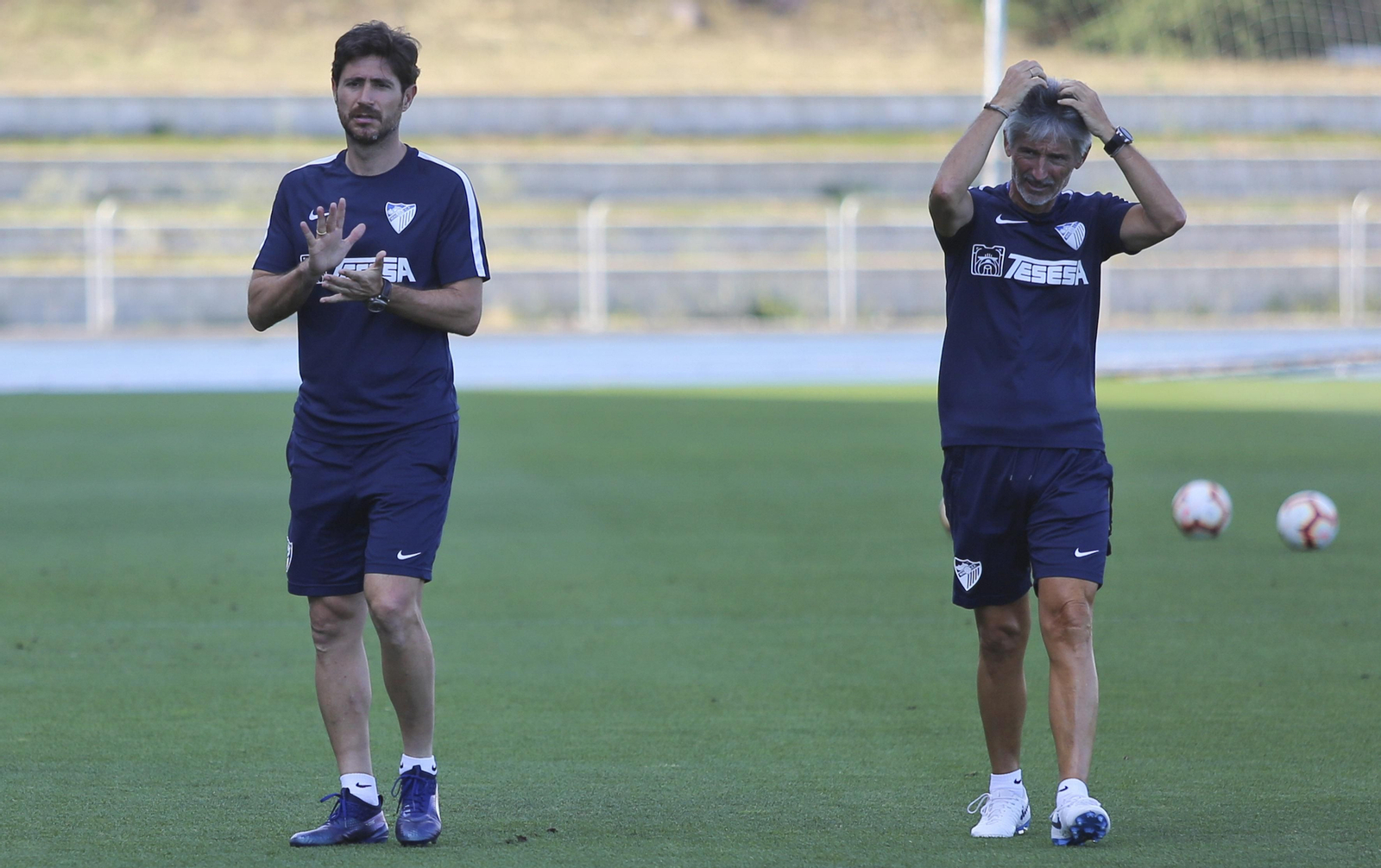 Las imágenes del Málaga CF en la vuelta al trabajo