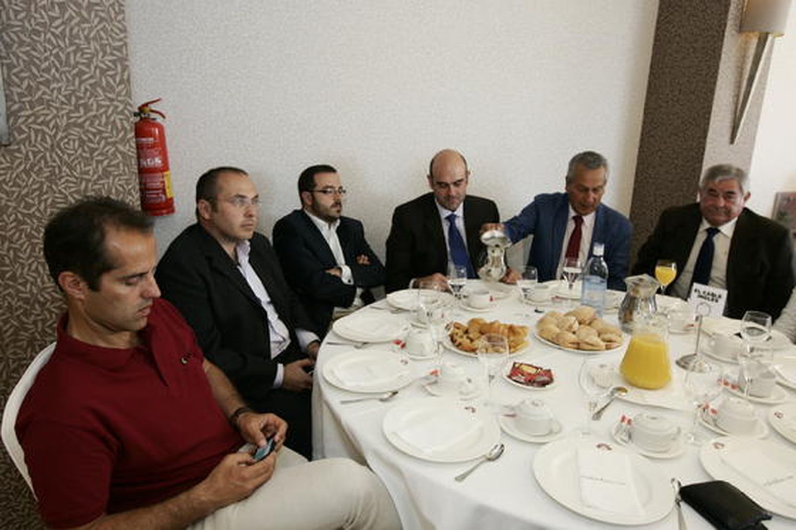 Kris de Smet, David Iglesias, Miguel Ángel Martínez, José Moreno, Jesús Barranco y José Gómez

Foto: Javier Alonso / Rafael G.
